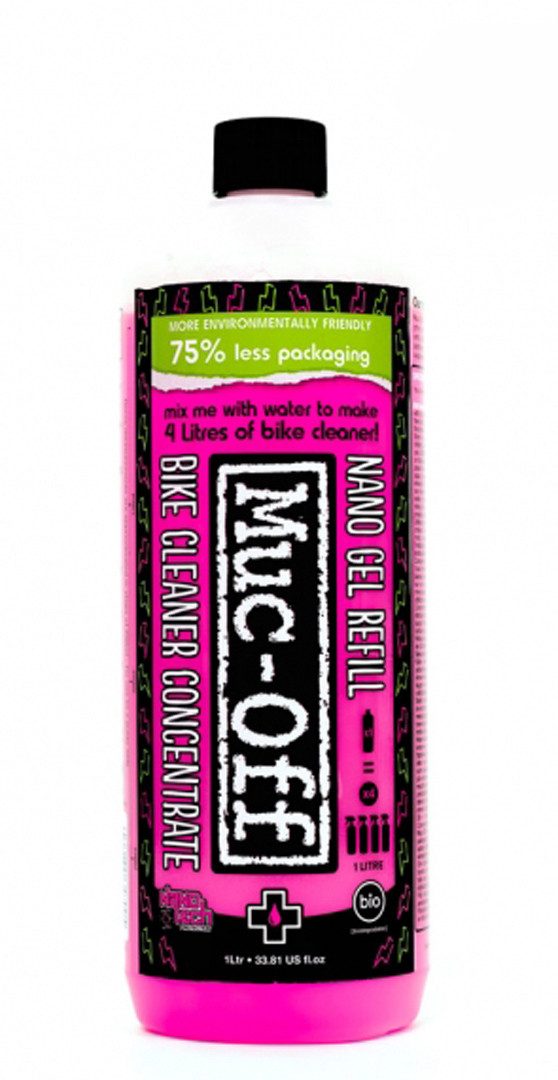 Muc-Off Nano Gel 1L Motorrad / Fahrrad-Reiniger Mikrofasertuch