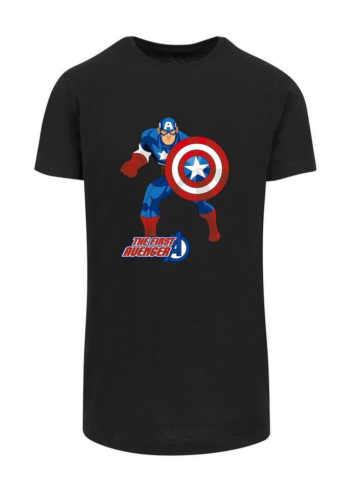 F4NT4STIC T-Shirt Captain America The First Avenger Print, Marvel Avengers  Captain America The First Avenger