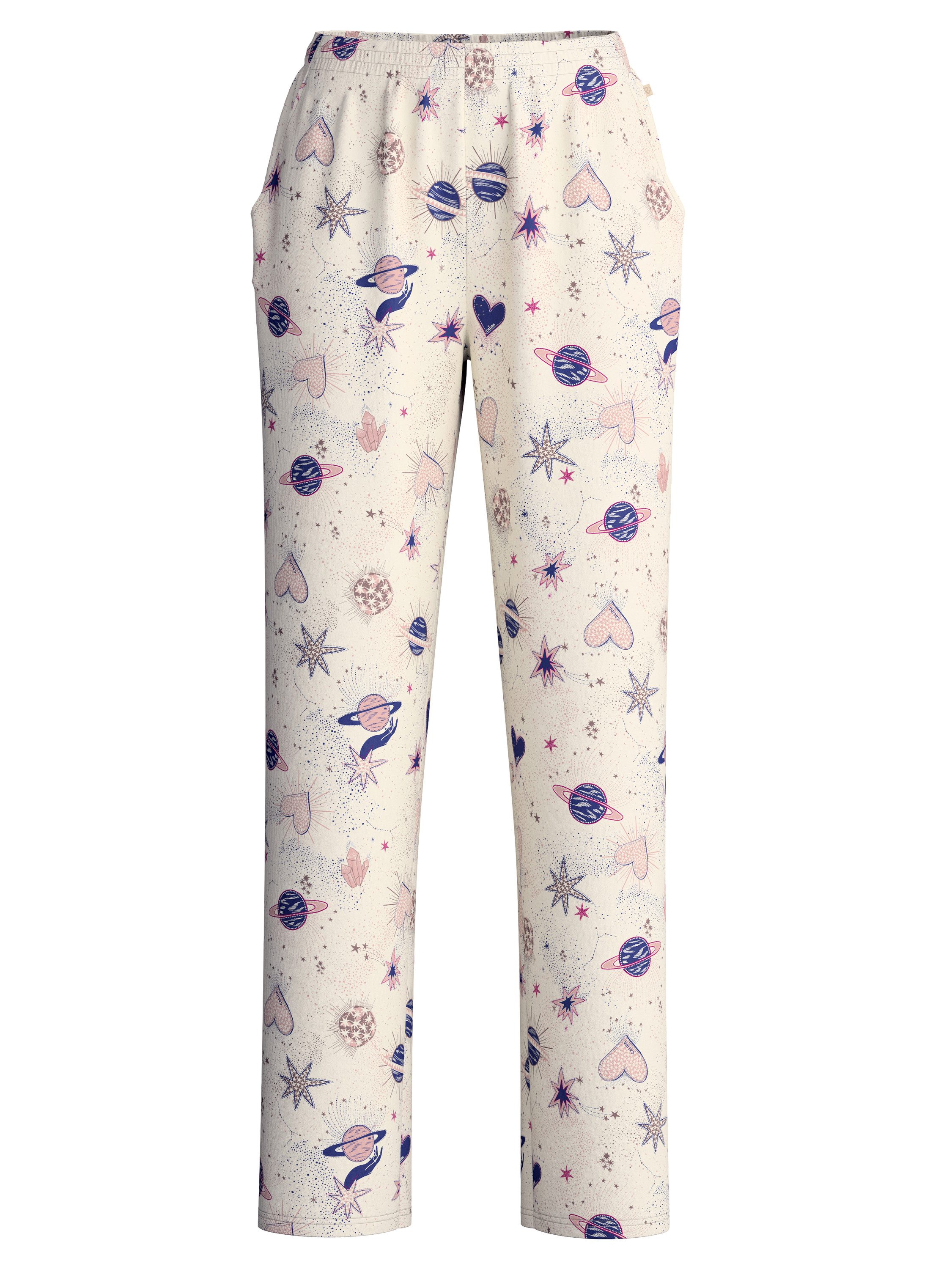 CALIDA Pyjamahose Favourites Damen (1-tlg) weiche Interlock-Qualität und angenehm wärmend