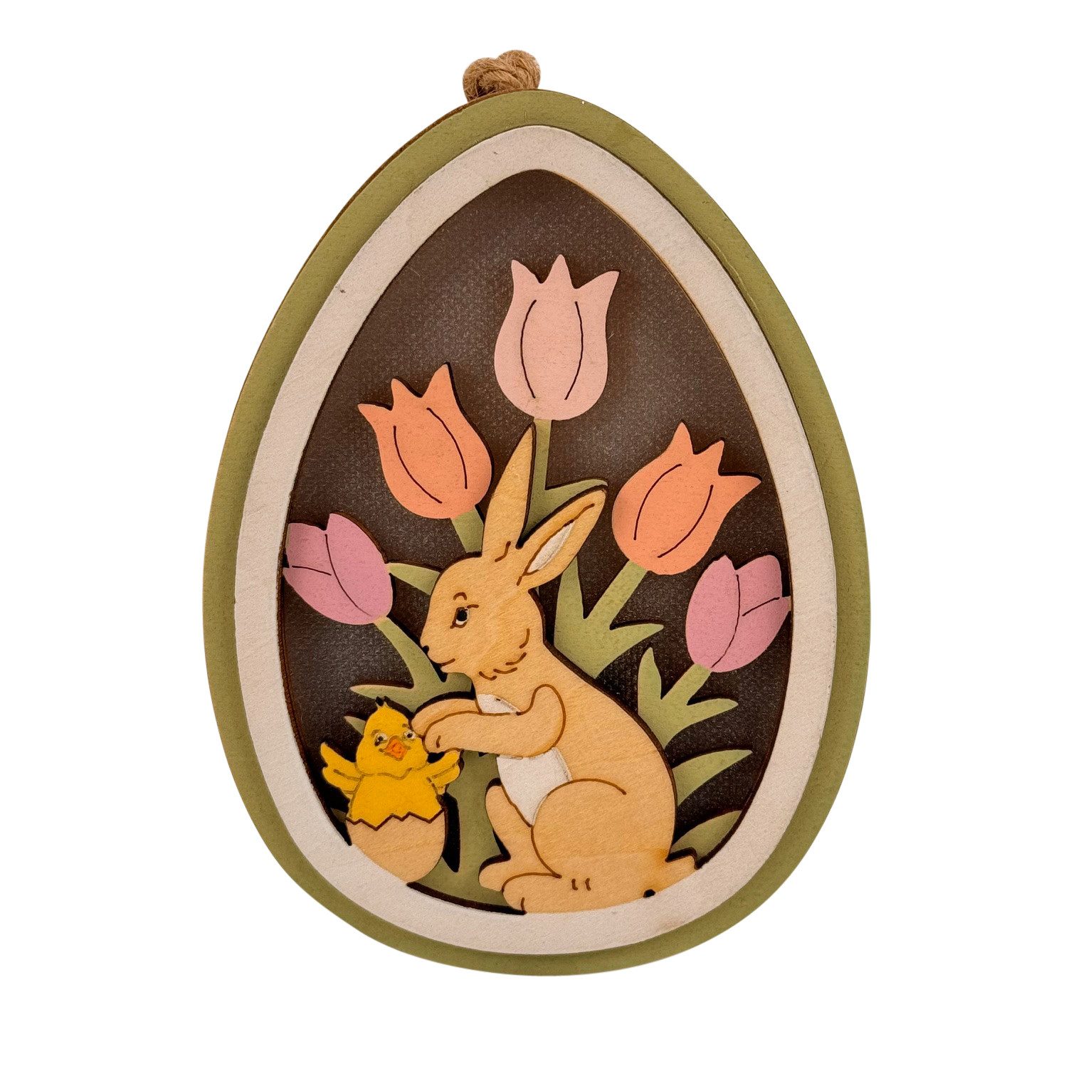 Online-Fuchs Osterfigur 5 Ostereier zum Aufhängen oder Stellen mit LED Bele günstig online kaufen