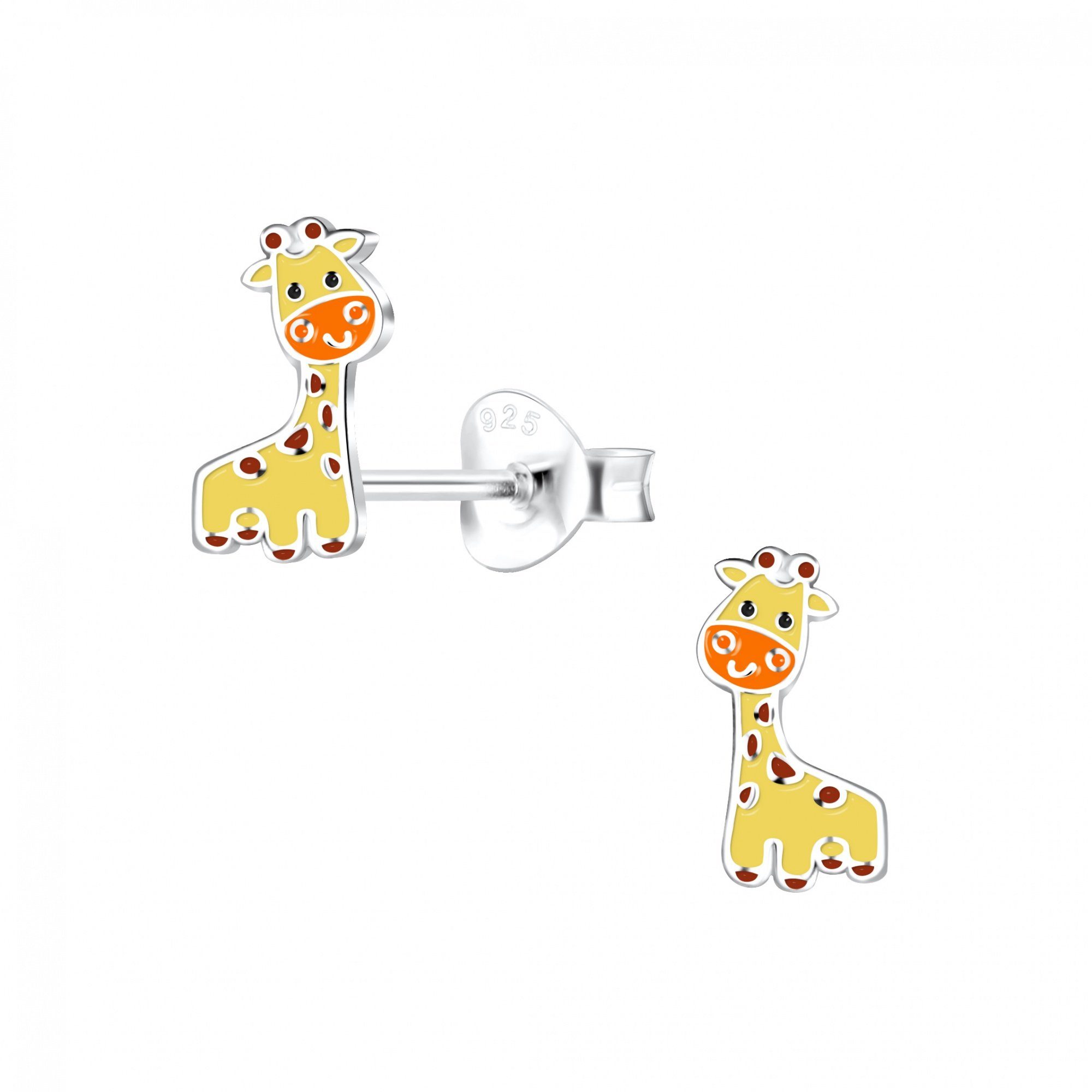 ALEXANDER YORK Paar Ohrstecker GIRAFFE, 2-tlg. (Ohrstecker), 925 Sterling Silber | Ohrstecker