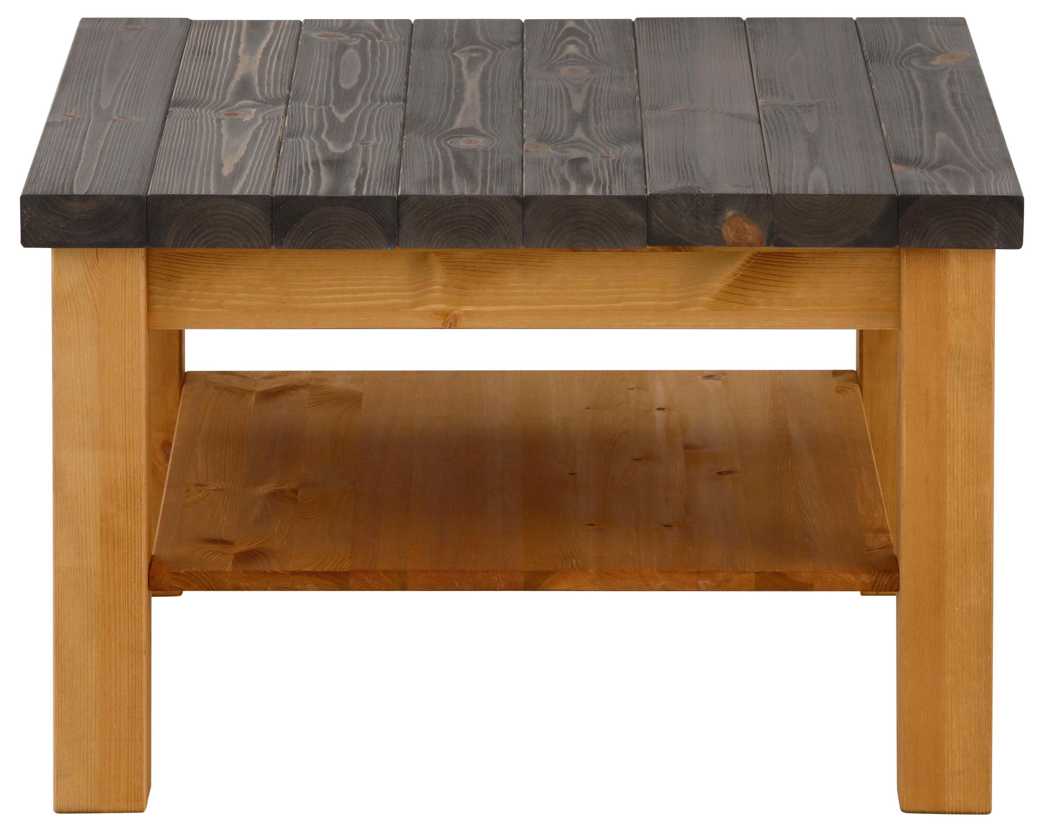 OTTO home Couchtisch Antique, aus massiver Kiefer, FSC® zertifiziert, Breite 77 cm