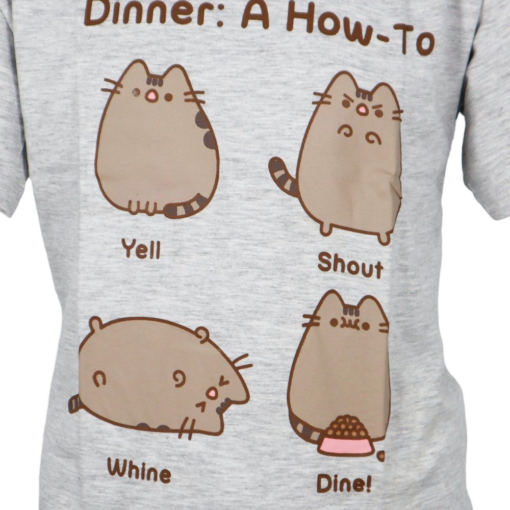Pusheen Print-Shirt Pusheen The Cat die Katze Mädchen kurzarm T-Shirt Shirt Gr. 134 bis 152
