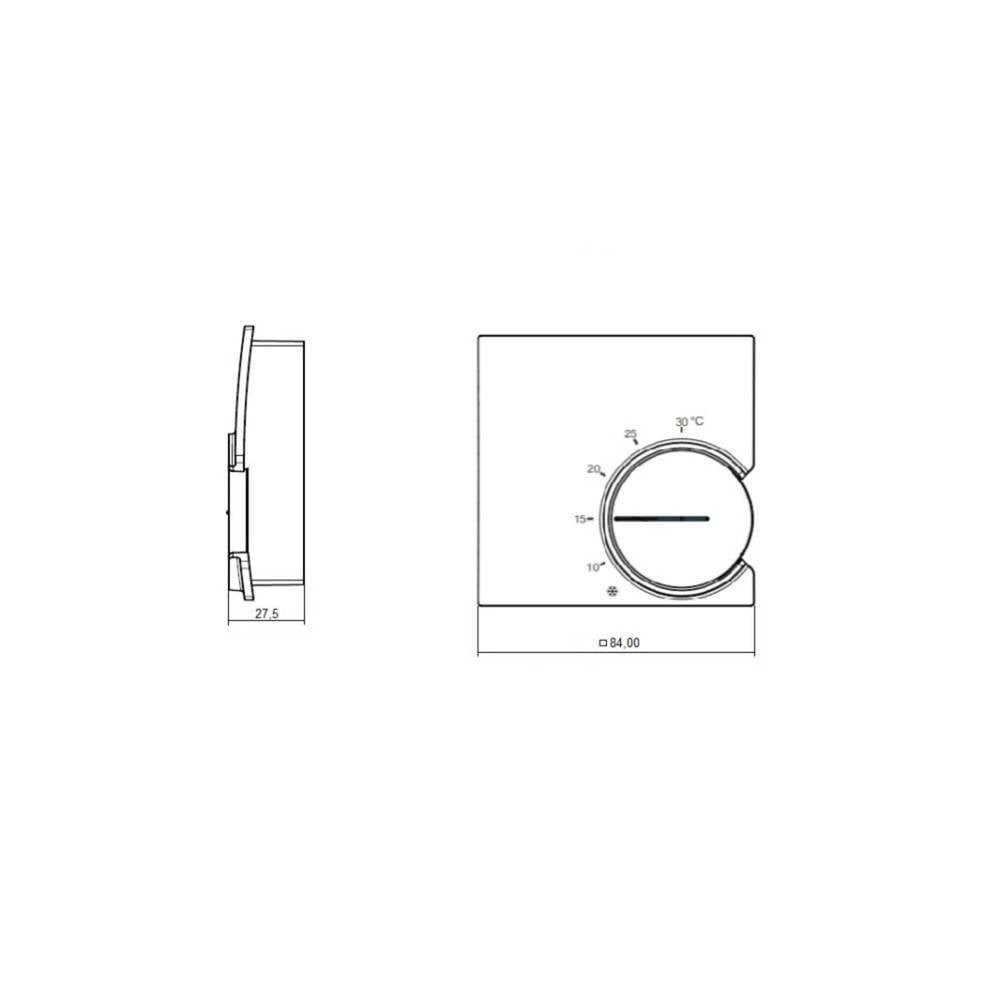 Eberle Raumthermostat Raumtemperaturregler 121-1701-51-100