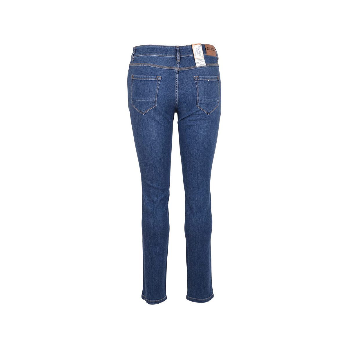 blau 5-Pocket-Jeans (1-tlg) Zerres