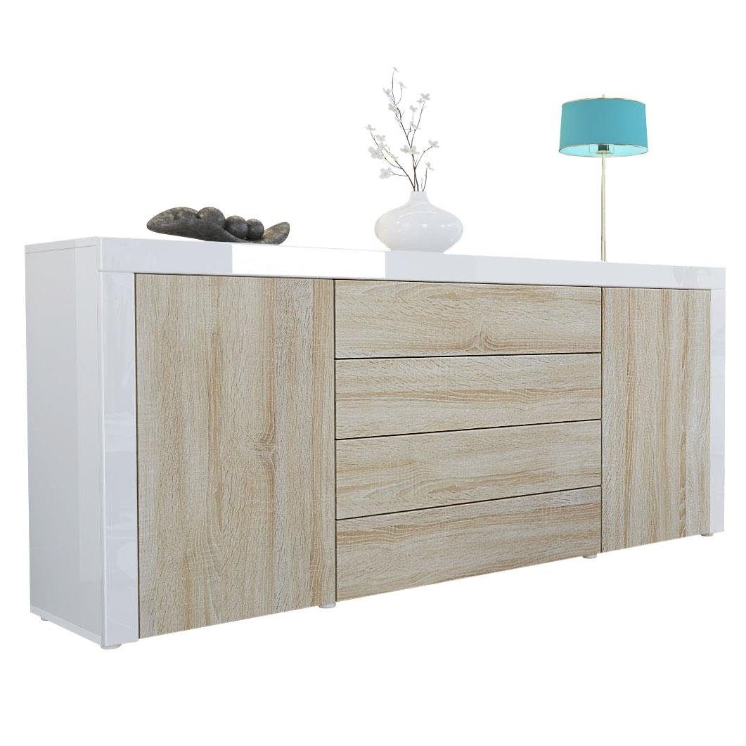 Vladon Sideboard La Paz V1 (Kommode, günstig online kaufen