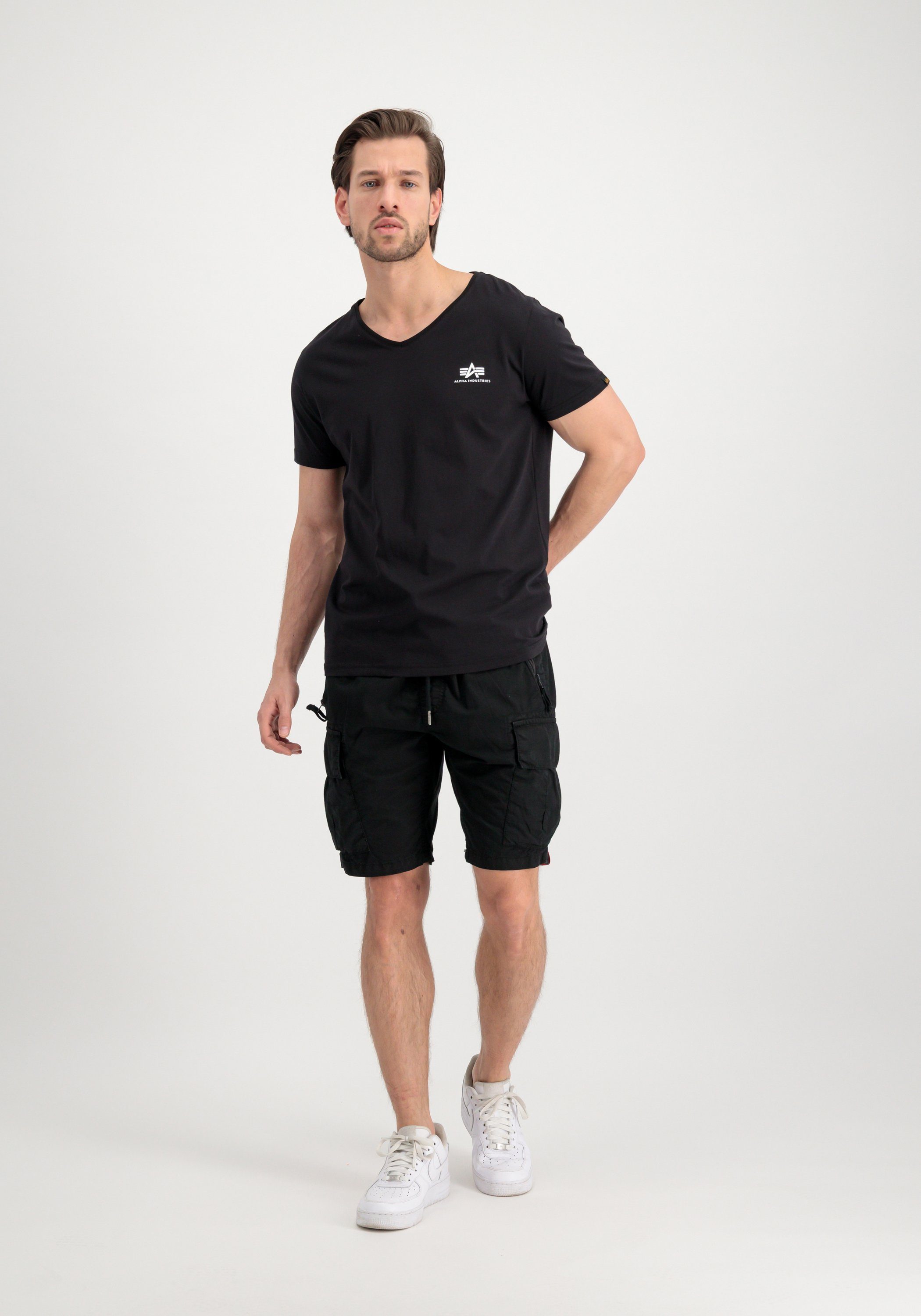 Jogger Men Cargo black Shorts Short Alpha Ripstop Industries Sweatshorts - Alpha Industries