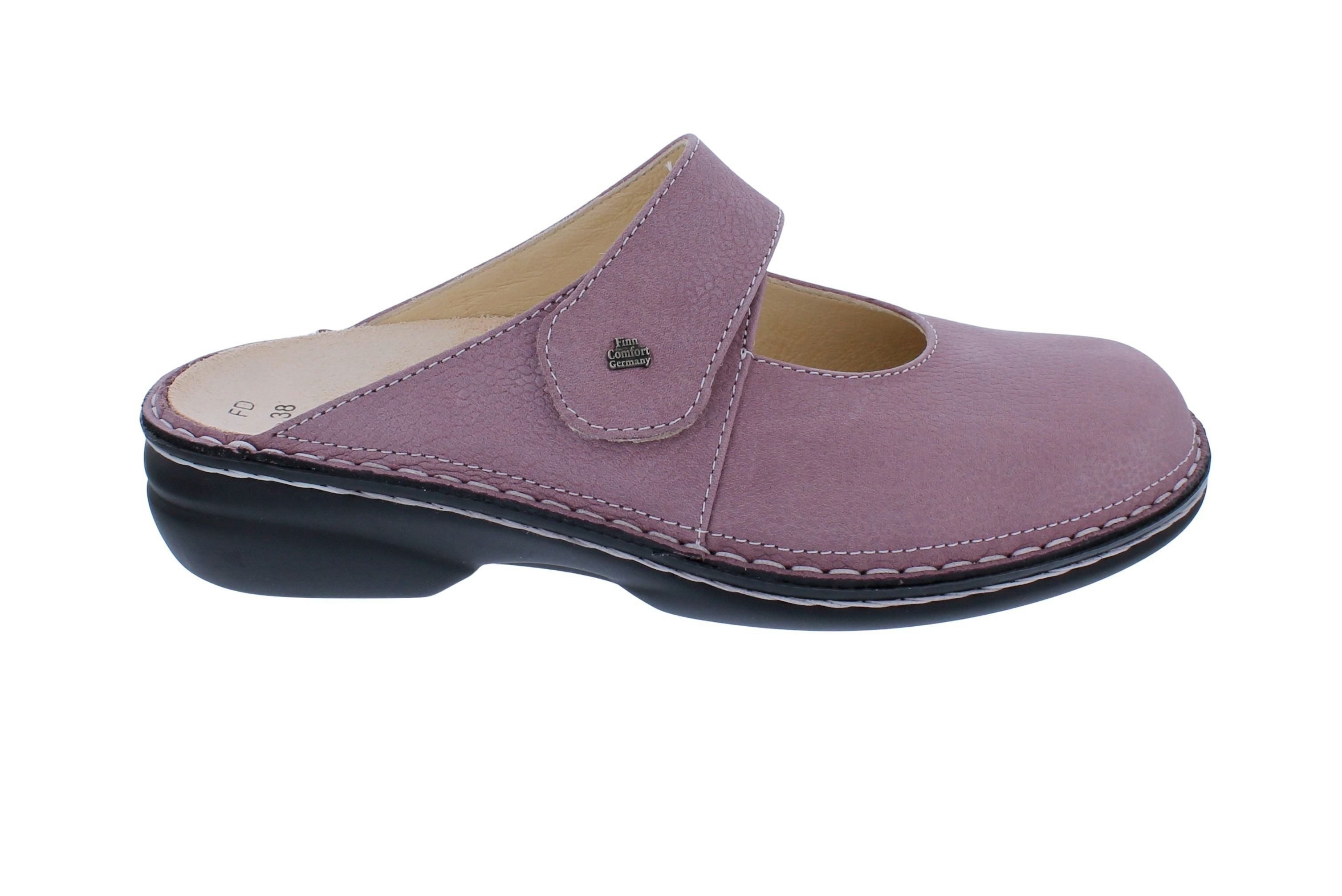 Finn Comfort Finn Comfort Clog Stanford 2552-834108, Klettverschluss, Rosé, Nubukle Clog