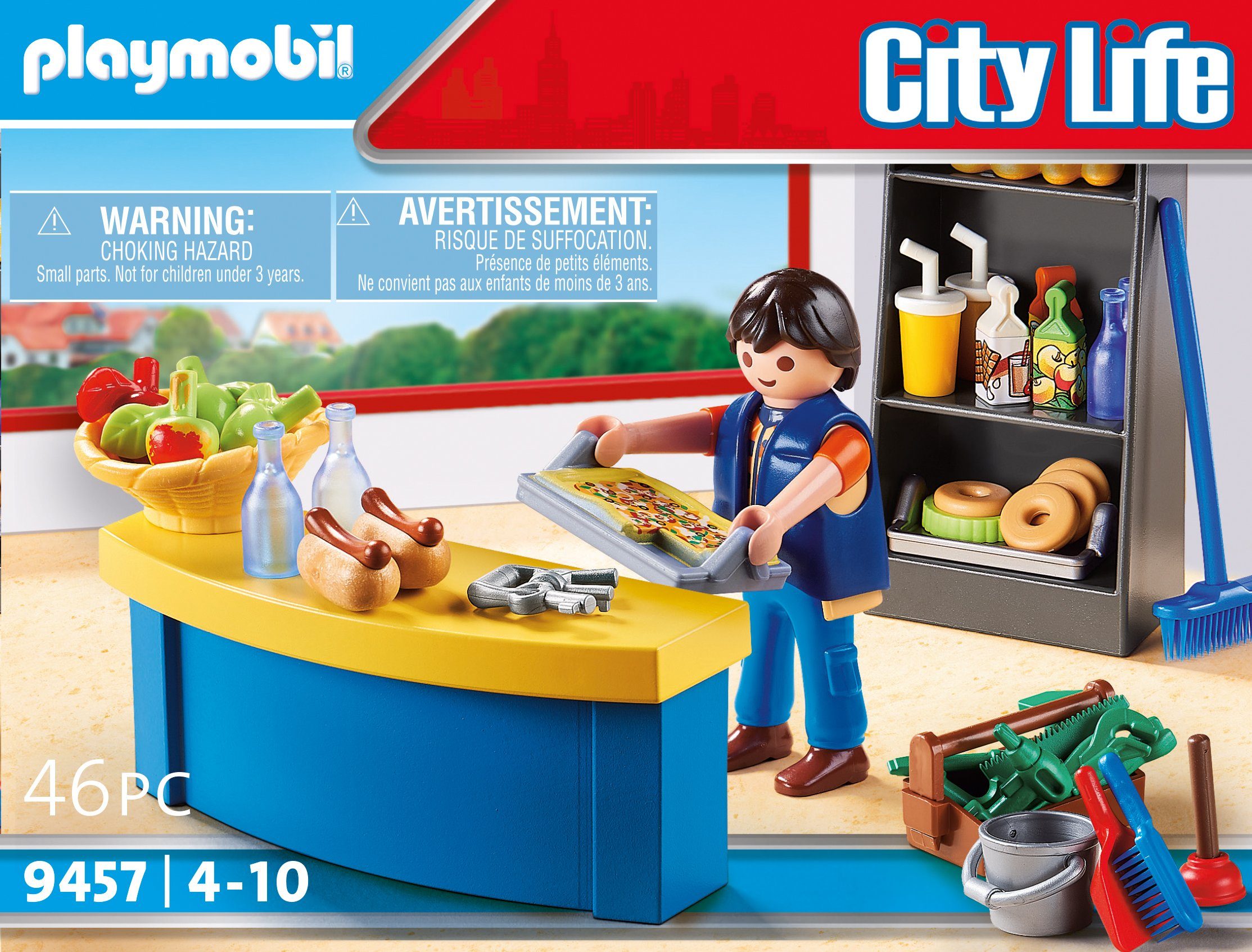 Image of PLAYMOBIL 9457 - City Life - Hausmeister mit Kiosk