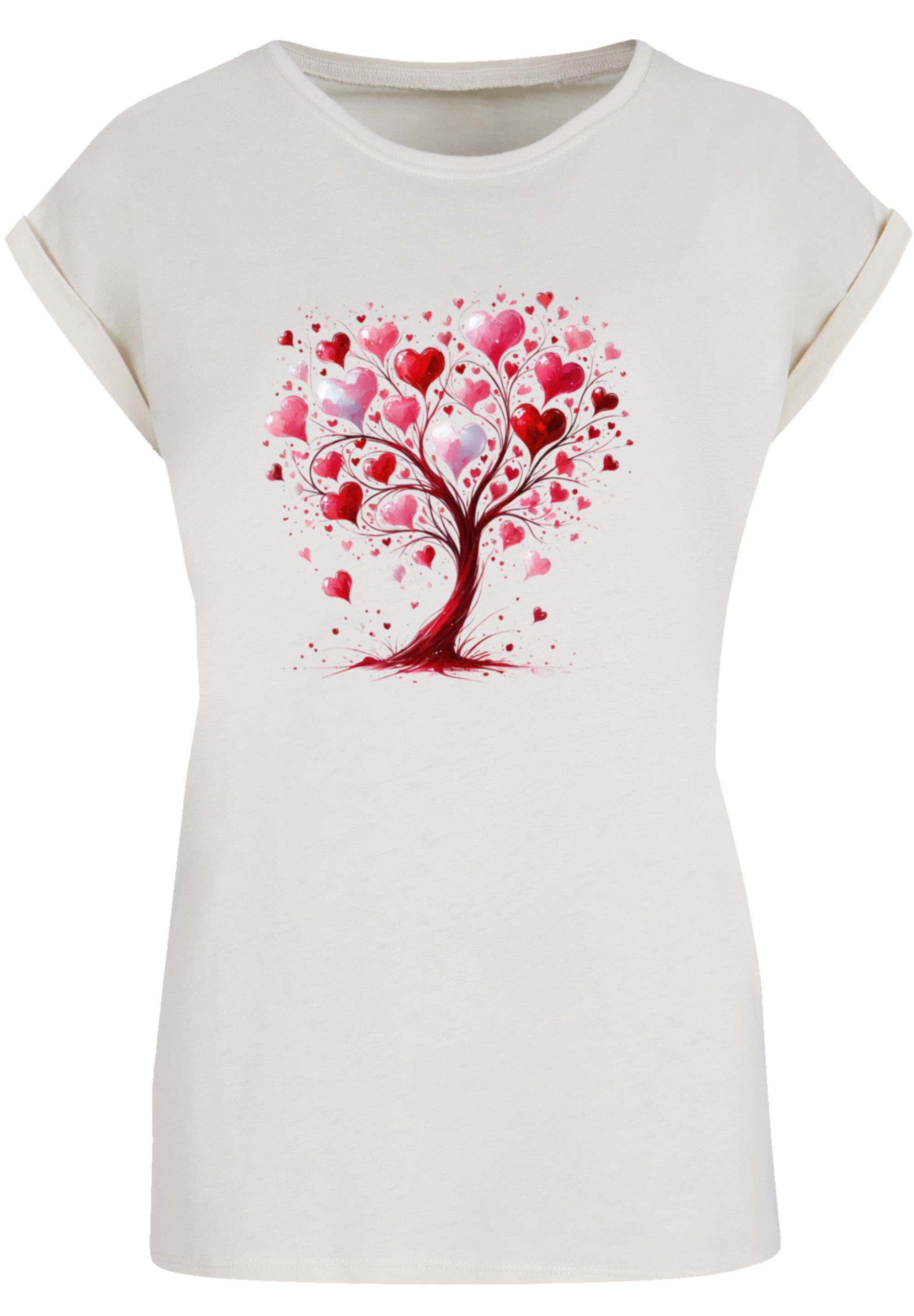 F4NT4STIC T-Shirt Herz Baum Aquarell Druck günstig online kaufen