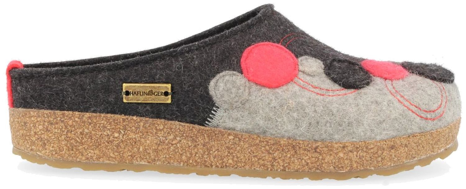 Haflinger Haflinger Grizzly Fizz Graphit Slipper