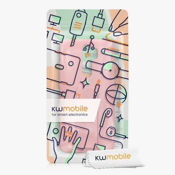 kwmobile Handyhülle kwmobile Handyhülle für Xiaomi Redmi Note 8 Pro, Hülle mit Fingerhalter und Standfunktion - Silikon Case Handy Cover