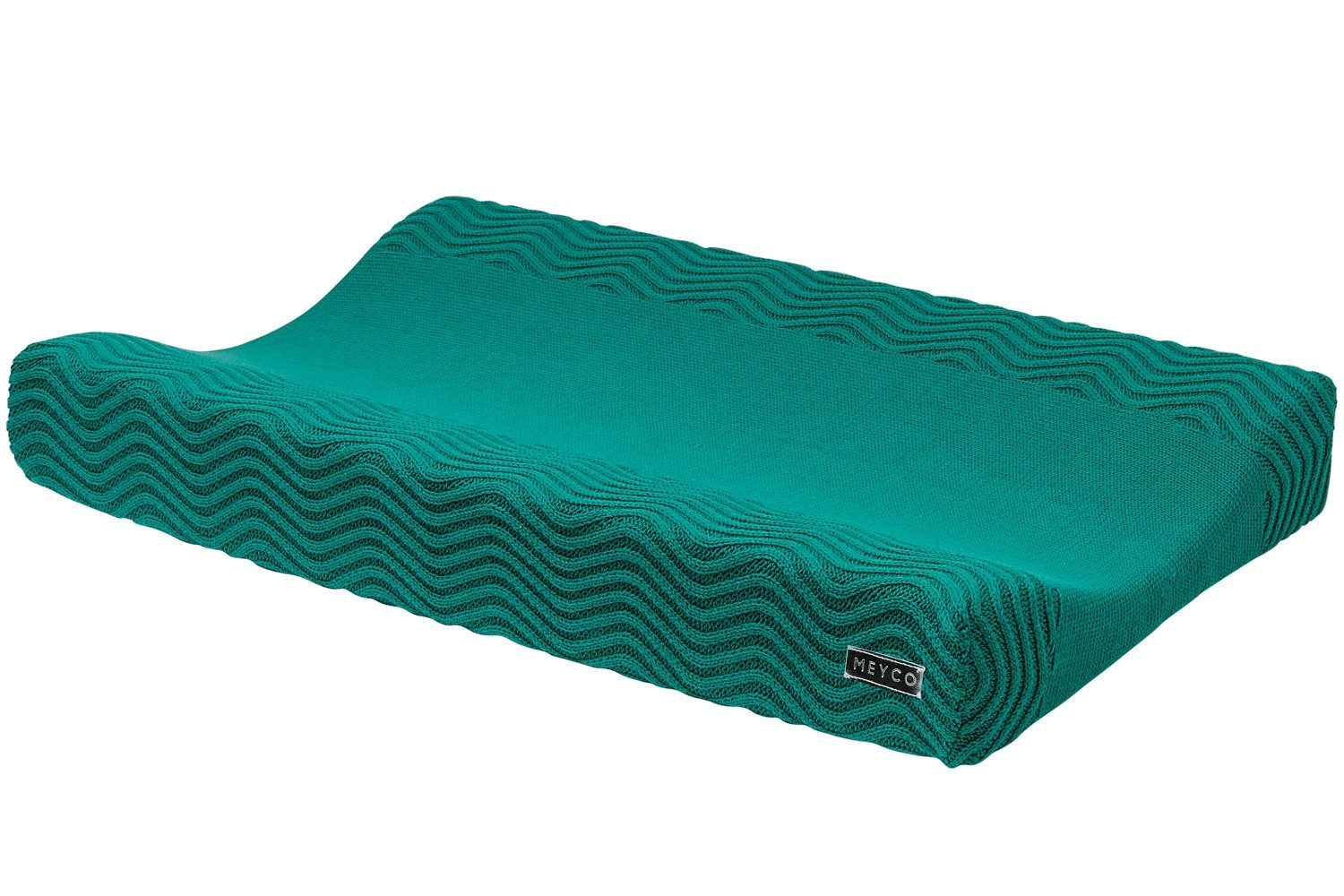 Baby Wickelauflagenbezug (1-tlg), Waves Meyco Green 50x70cm Emerald