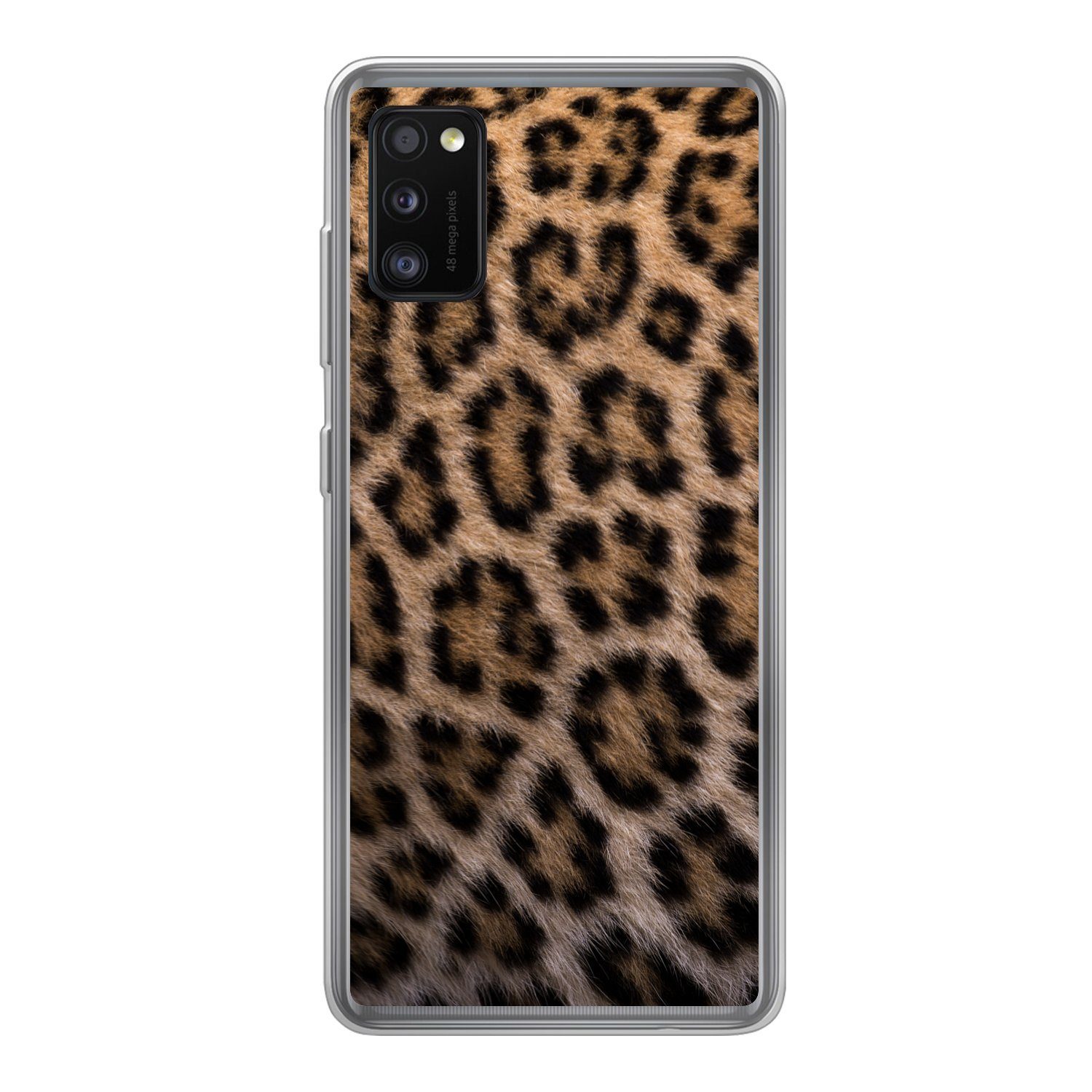 MuchoWow Handyhülle für Samsung Galaxy A41 Panther Druck, Smartphone-Bumper, Print, Handy Schutzhülle Dünn