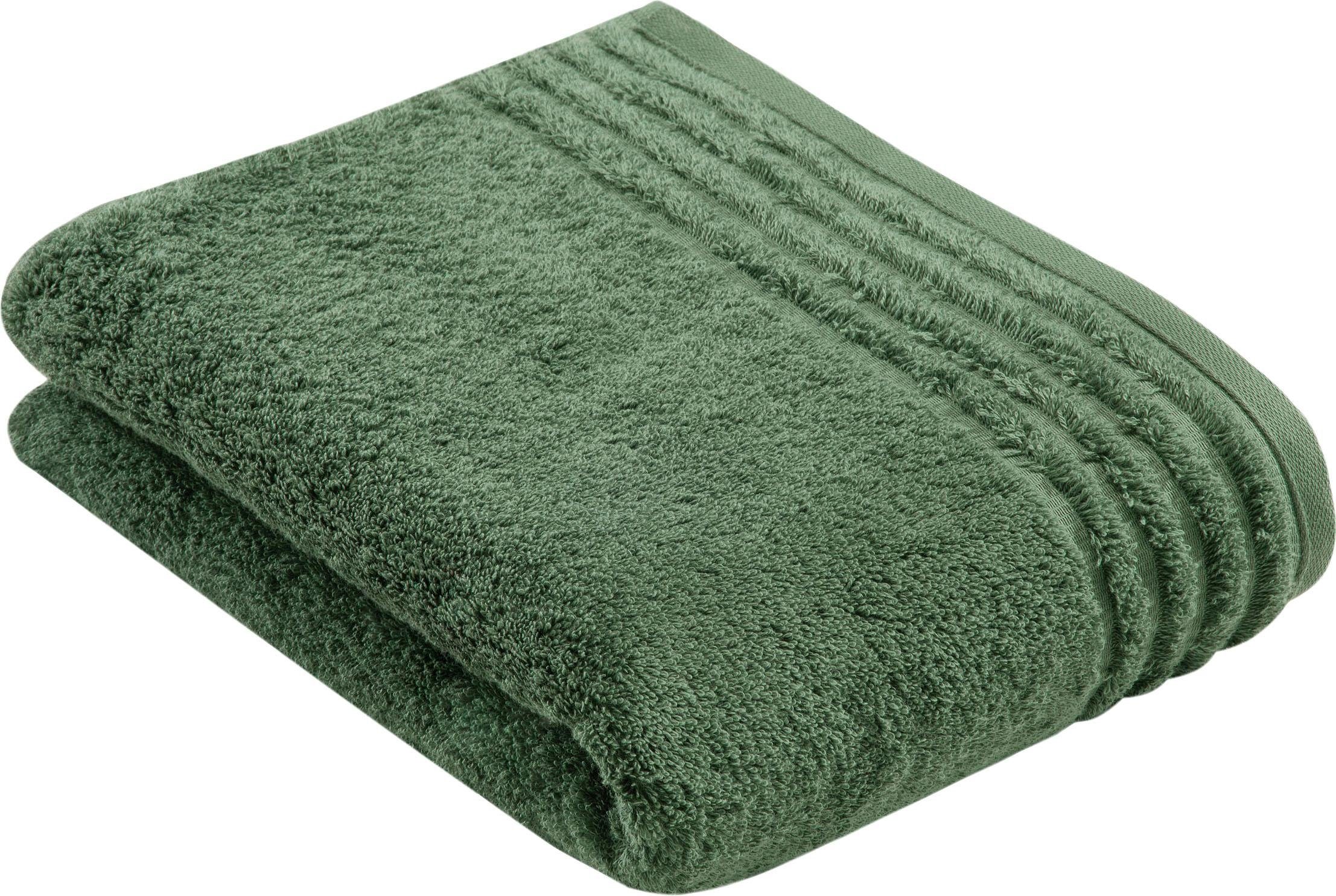 Vossen Badetuch Vienna Style Supersoft, Walkfrottee (1-St), Supersoft Baumwolle evergreen