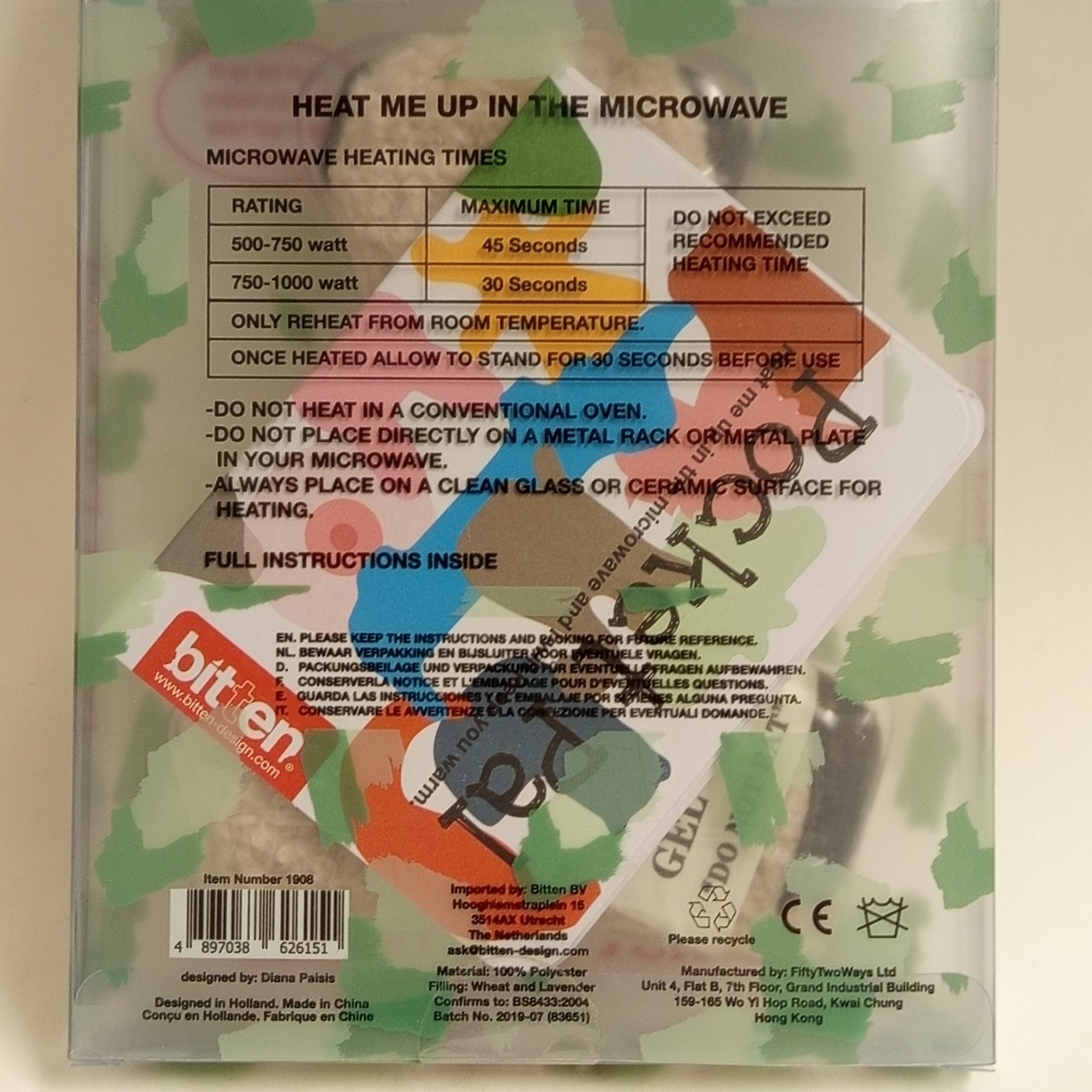 bitten Wärmekissen Hund Mini Körnerkissen mit Lavendelduft