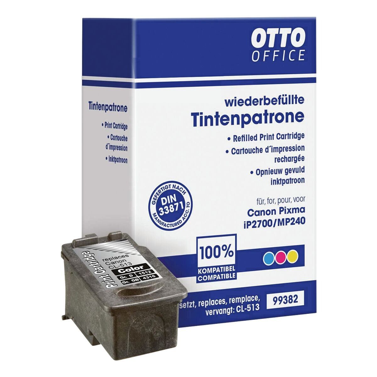 Otto Office CL-513 Tintenpatrone (ersetzt Canon CL-513, 3-farbig)