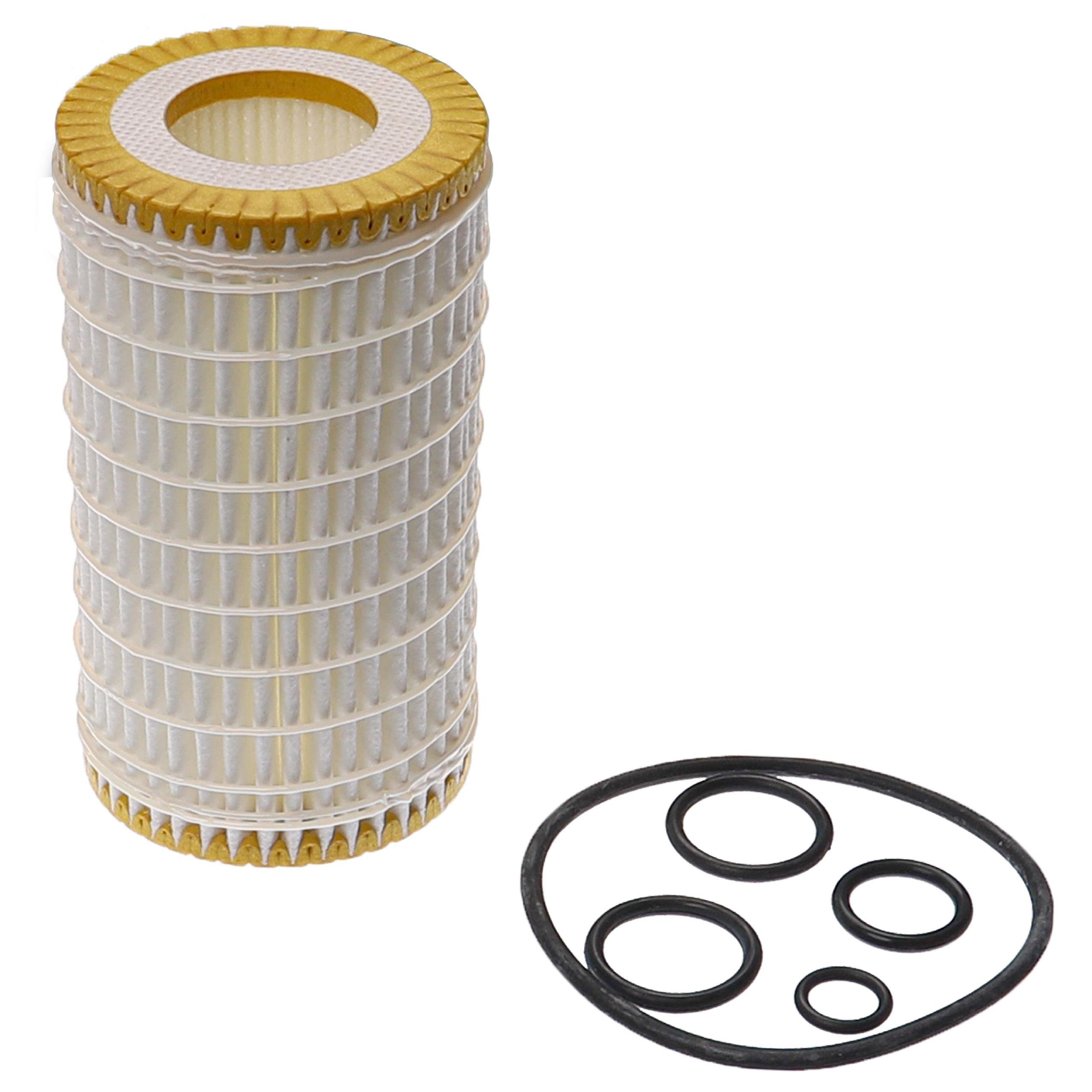 vhbw Ersatzfilter Ersatz für Mercedes-Benz 000 180 26 09, 2721840225, 0001802609, Zubehör für Clean Filters / Hengst Filter / Kolbenschmidt / Magneti Marelli / Mann-Filter / Mecafilter / Meyle / Ufi / Vaico / Valeo / febi bilstein / ACDelco / Champion / Filtron / Mahle Filter / Mapco / Meat & Doria / Quinton Hazell / Sofima / Swag / Unico Filter / Wix Filters / Fram / Knecht / Ashuki by Palidium / Denckermann / Eurorepar / Hoffer / Kamoka / Mahle / Master-Sport Germany / SCT - Mannol / Bosch / Topran / Mercedes-Benz / Kager / JP Group / Uniflux Filters / QH Benelux Clean Filters ML487A, Hengst Filter E11H02D155, Kolbenschmidt 50013568, Magneti Marelli 150270020800, Mann-Filter HU7185X, Mecafilter ELH4345, Meyle 0140180010, Ufi 2500200, Vaico V300859, Valeo 586556, febi bilstein 24661, ACDelco AC6203E, Champion COF100509E, Filtron OE6402, Mahle Filter OX1537D, Mapco 64880, Meat & Doria 14006, Quinton Hazell QFL0024, Sofima S5002PE, Swag 10924661, Unico Filter EL61151X, Wix Filters WL700