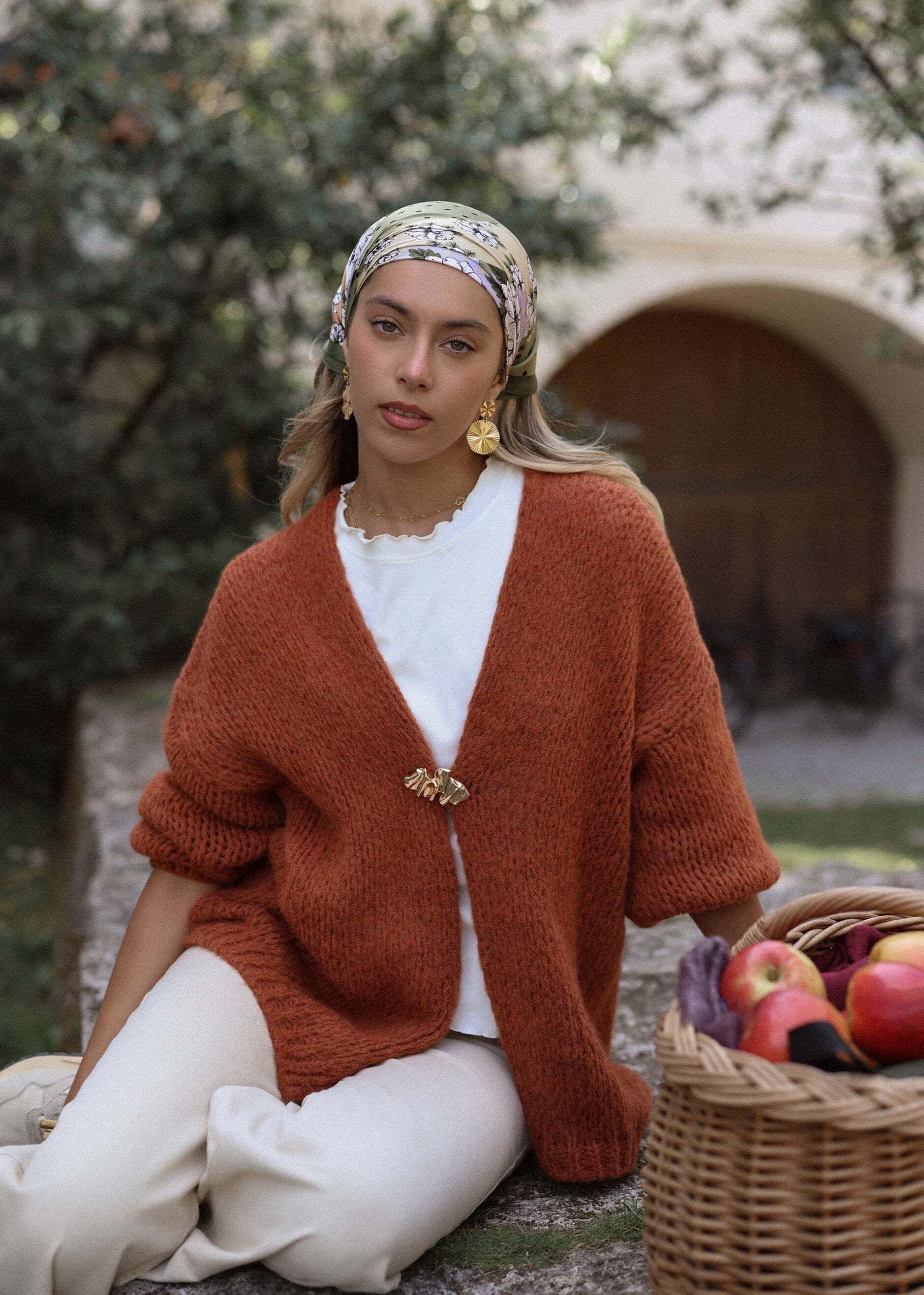SASSYCLASSY Cardigan Oversize Cardigan aus Strick Damen Strickcardigan im oversized Fit mit Rippbündchen