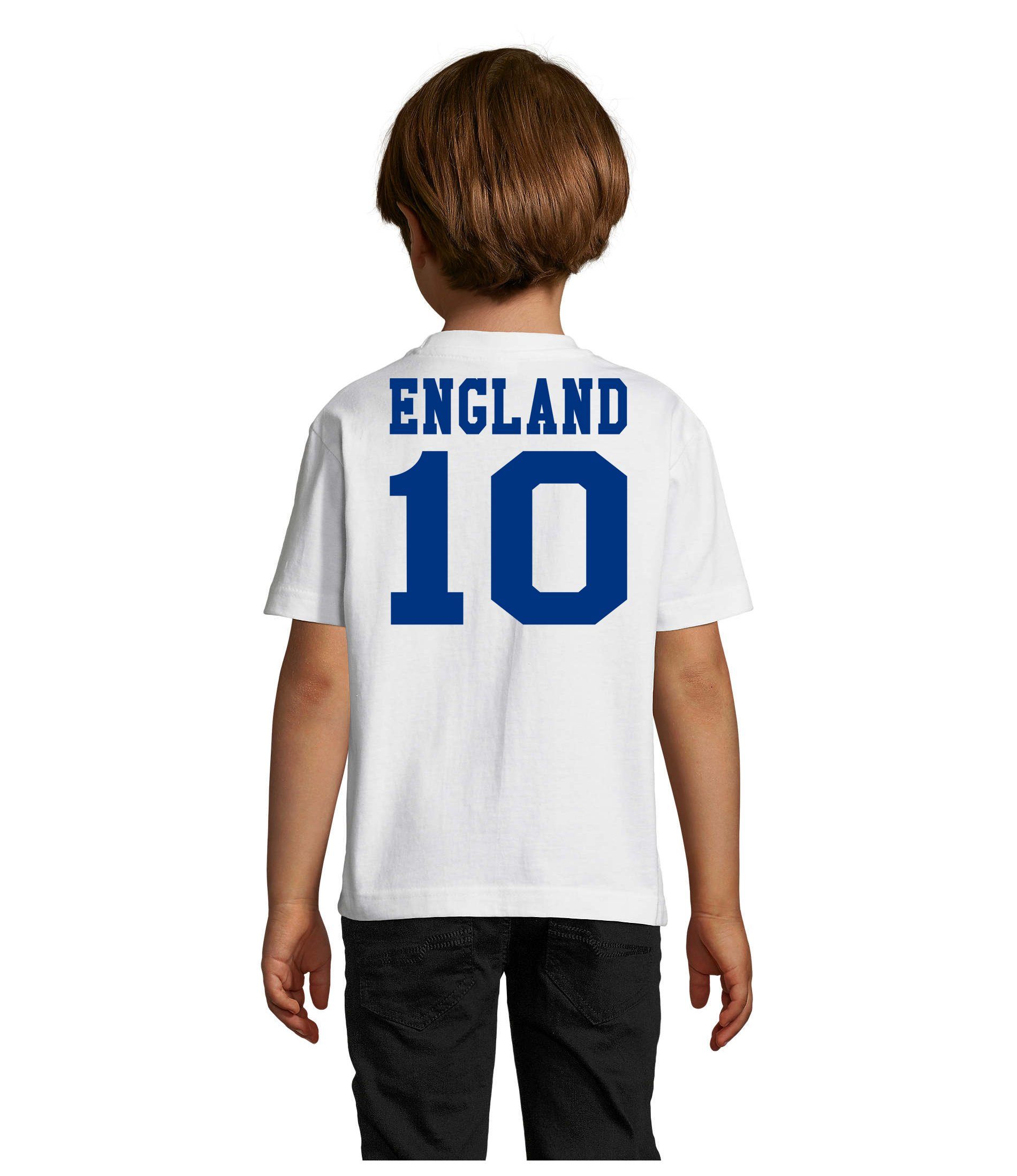 Sport WM Kinder & England Blondie EM Trikot Meister Fußball Kingdom United Brownie T-Shirt