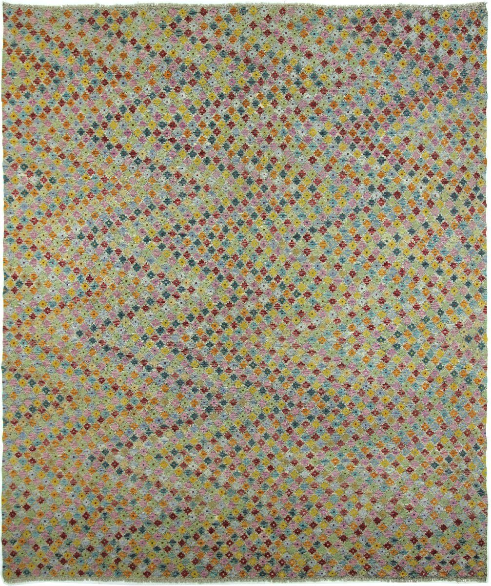 Orientteppich Kelim Afghan 325x394 Handgewebter Orientteppich, Nain Trading, rechteckig, Höhe: 3 mm