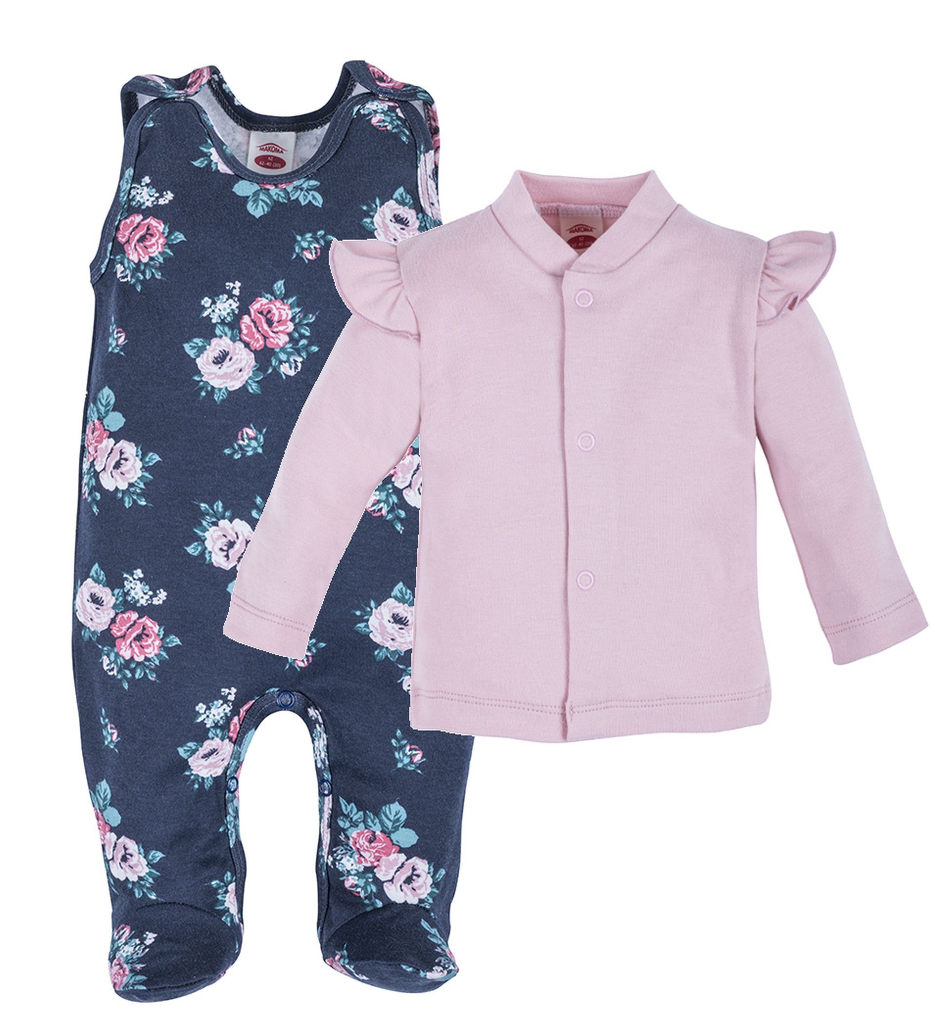 Makoma Strampler »Baby Strampler Set mit Langarmshirt für Neugeborene  Mädchen« (Set, 2-tlg) 100% Baumwolle online kaufen | OTTO