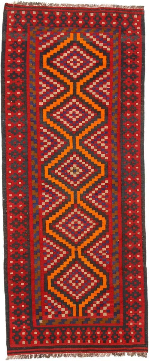 Orientteppich Kelim Afghan Antik 133x327 Handgewebter Orientteppich Läufer, Nain Trading, rechteckig, Höhe: 3 mm