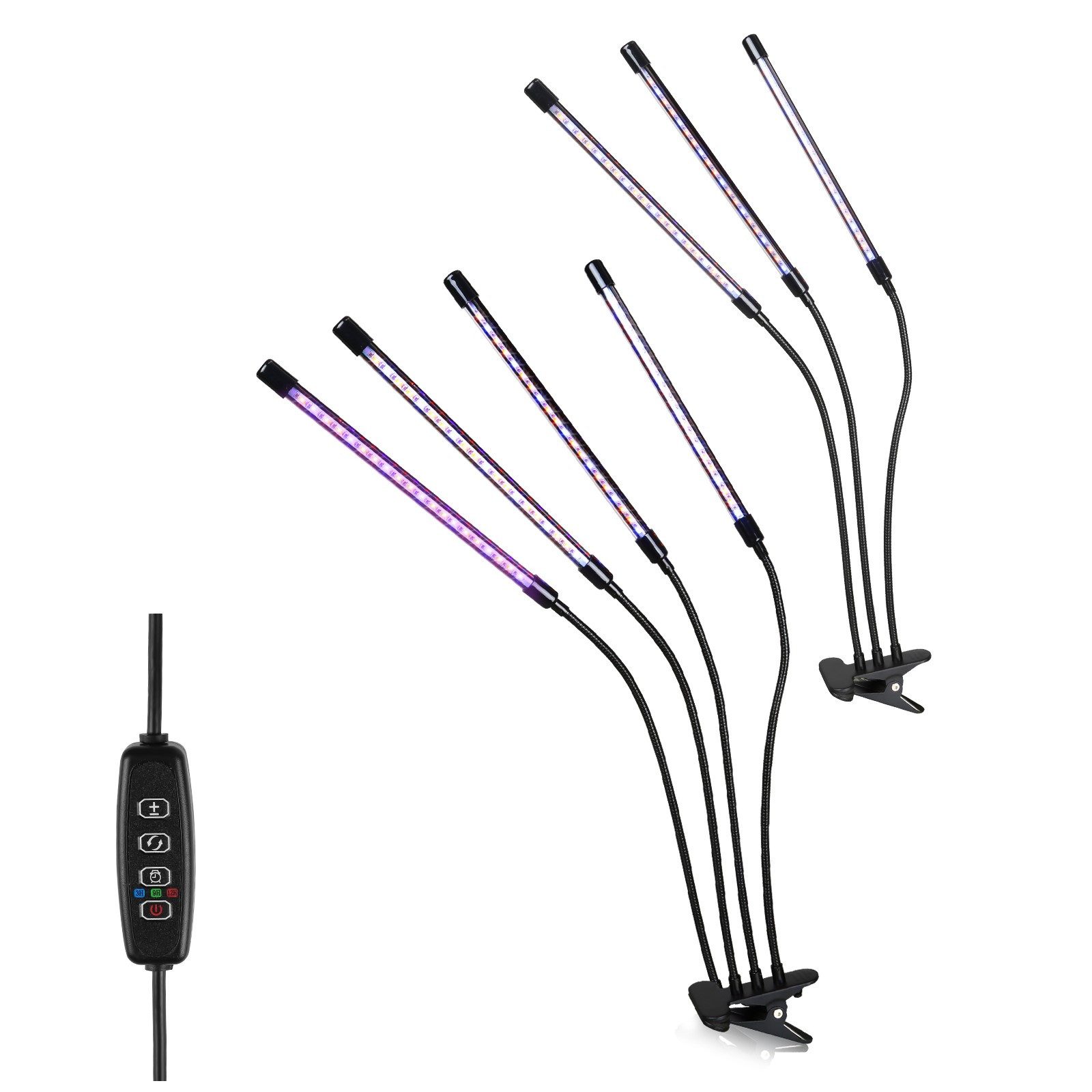 Clanmacy Pflanzenlampe 30W/40W LED Pflanzenlicht mit 10 Helligkeitsstufen W günstig online kaufen