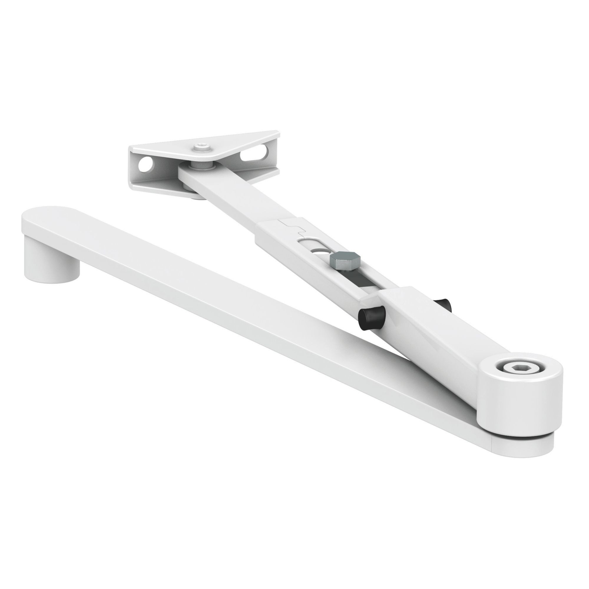 GEZE Доводчик nicht zugelassen für Feuer- und Rauchschutztüren, (Packung), Rastfeststellarm, optional zu GEZE TS 2000 V & GEZE TS 4000, Weiß