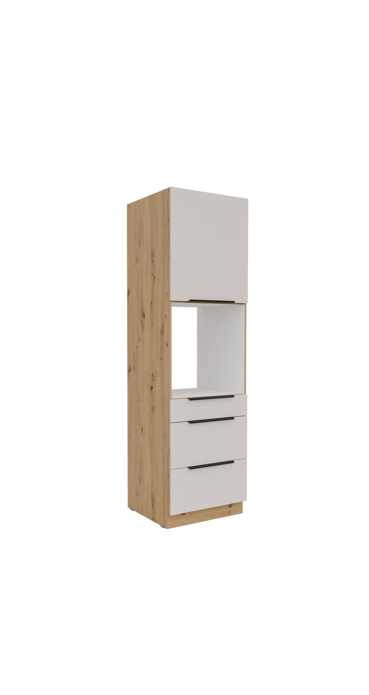 Küchen-Preisbombe Hochschrank 60 cm Küche SOLANO Kaschmir beige Küchenzeile Küchenblock Einbauküche