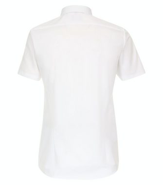 VENTI Businesshemd Kurzarmhemd - Body Fit - Weiß