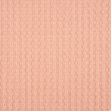 SCHÖNER LEBEN. Stoff Waffelpique soft Waffelstoff Baumwolle uni hellrosa 1,35m Breite, atmungsaktiv