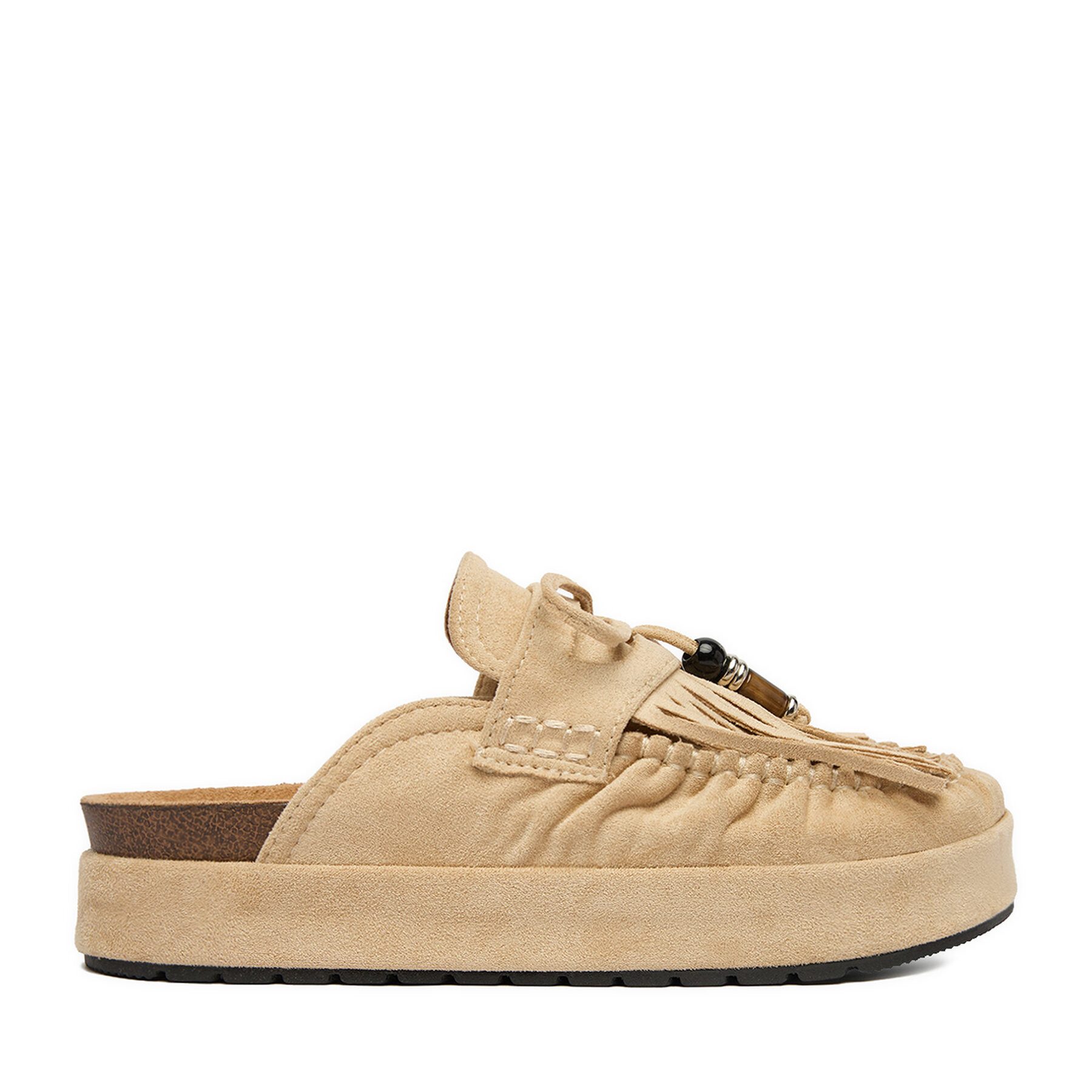 DeeZee Deezee Damen-Flip-Flops Beige Badepantolette