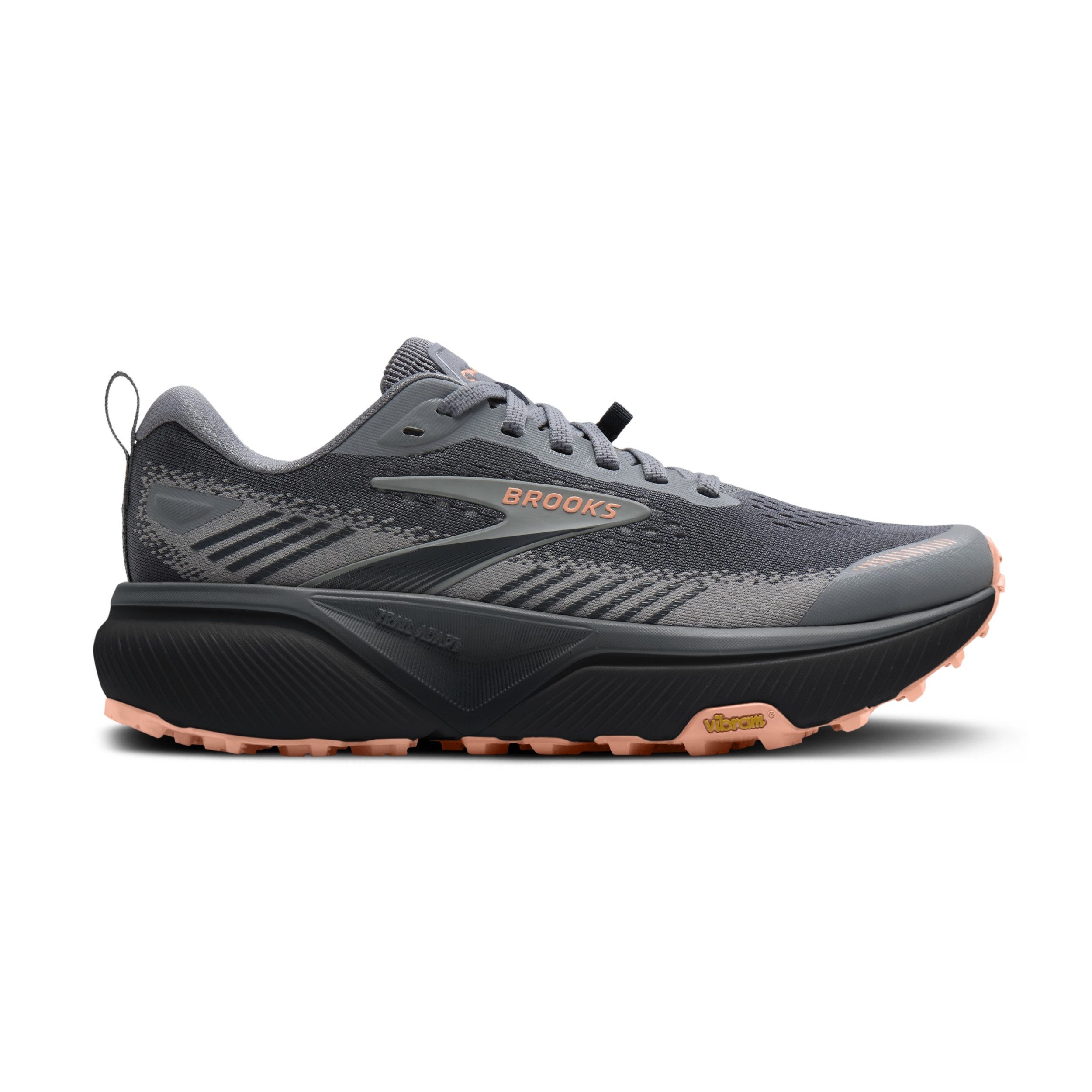 Brooks Cascadia 20 Damen All-Terrain-Laufschuh Grey/Grey/Peach Laufschuh