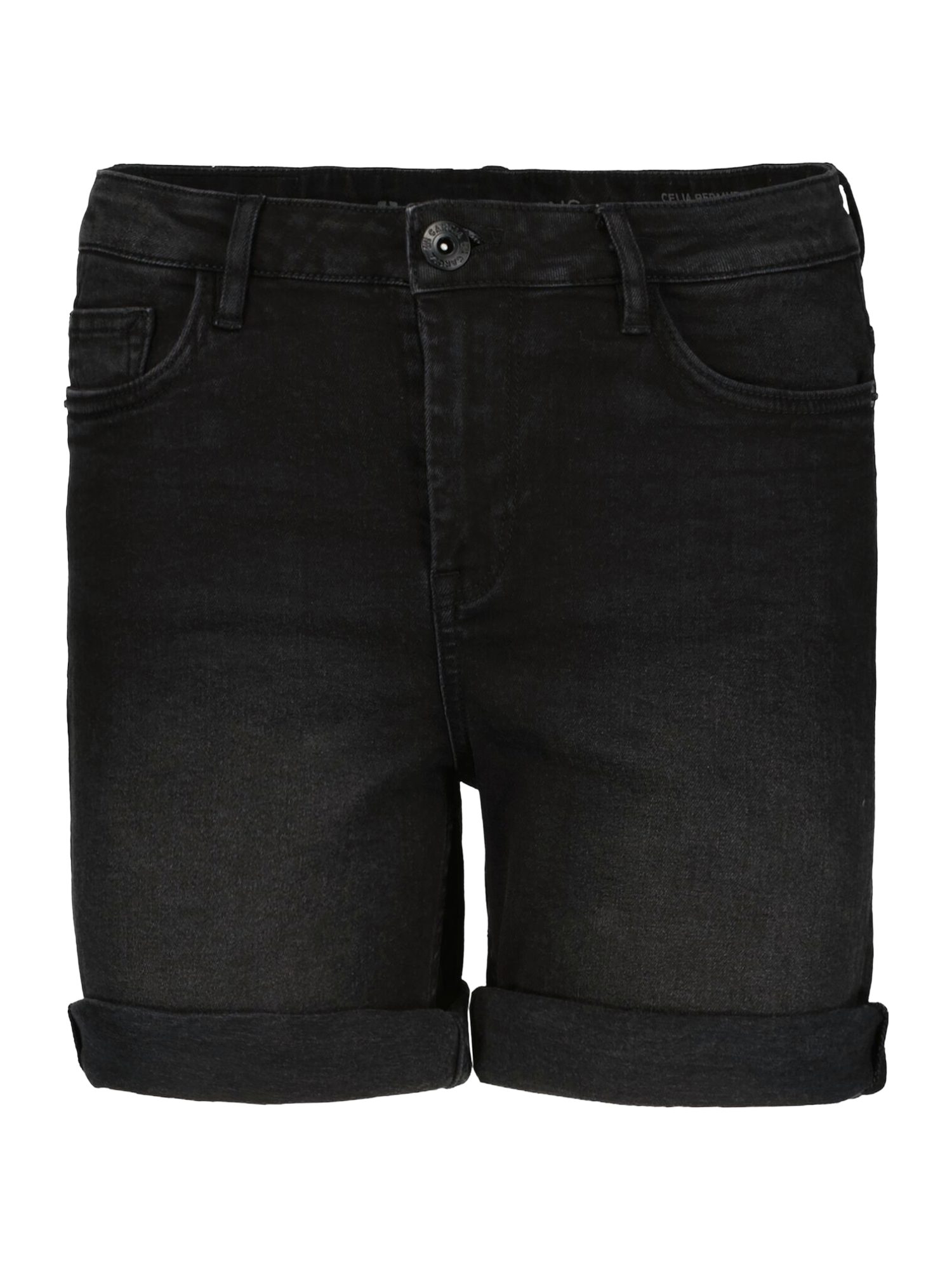 Garcia Stoffhose schwarz,Casual,Baumwolle,Unifarben,Slim Fit,Hoch