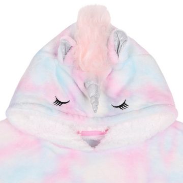 Sarcia.eu Kinderbademantel Einhorn Tie-Die Pullover/Bademantel mit Kapuze, für Kinder 104-116 cm