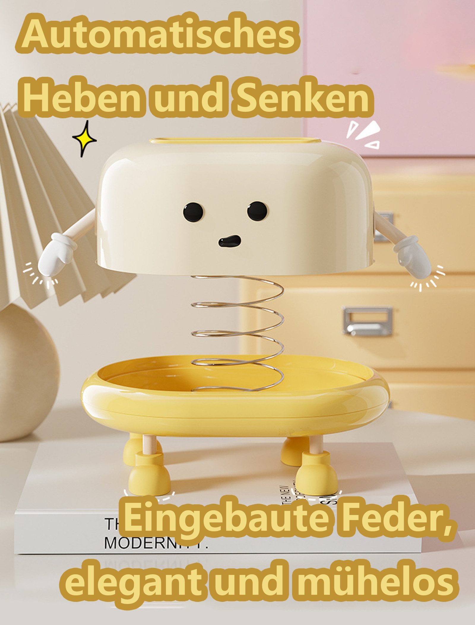Jumpeak Papiertuchbox Feuchttücherbox,taschentuchbox quadratisch,taschentücher box, taschentücher box spender,deko wohnzimmer,deko aesthetic,2Farbe