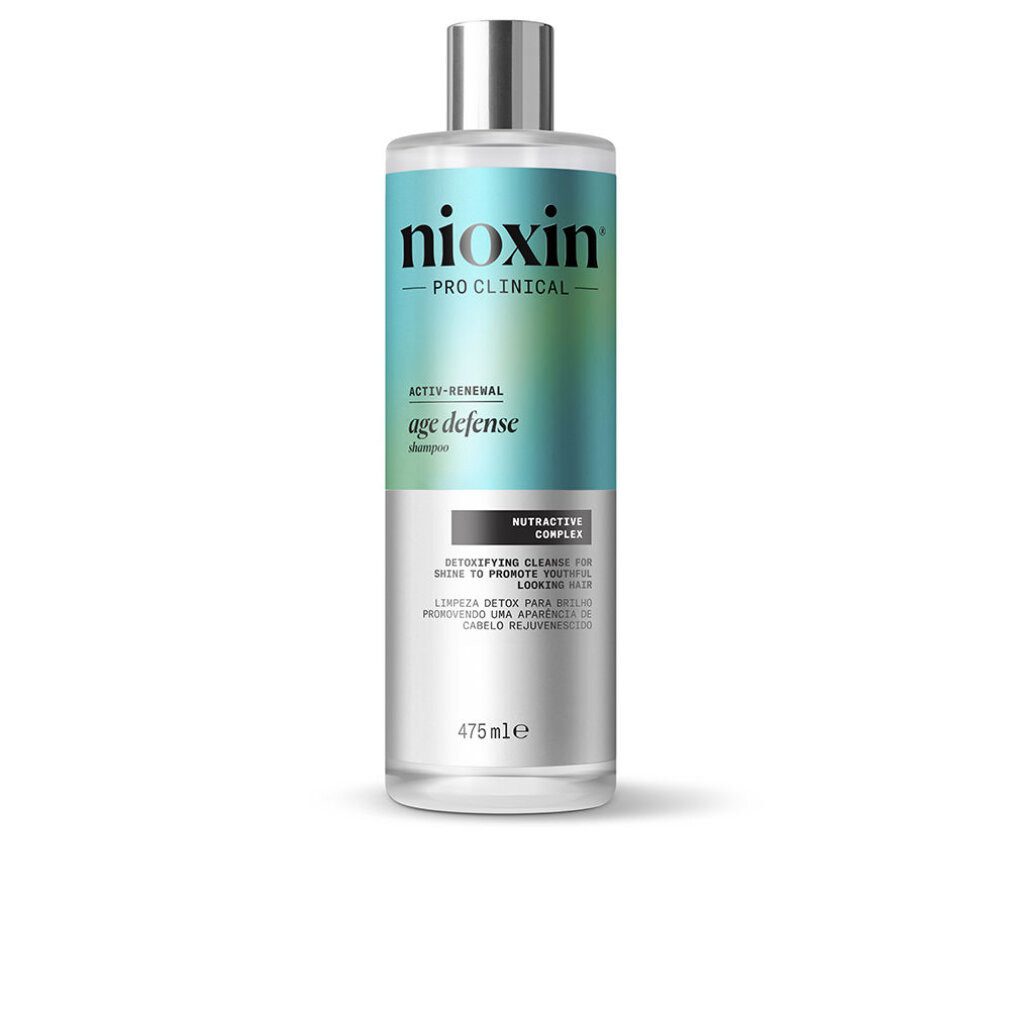 Nioxin Haarshampoo AGE DEFENSE Anti-Aging-Shampoo reinigt die Kopfhaut mit Niacinamid
