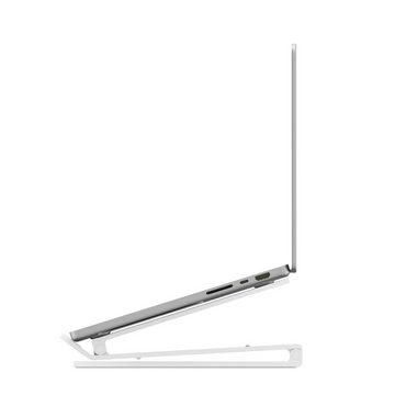 Twelve South Curve Flex, Justierbarer Aluminium Stand für Laptops, Weiß Laptop-Ständer, (Notebooks bis 22 Zoll)