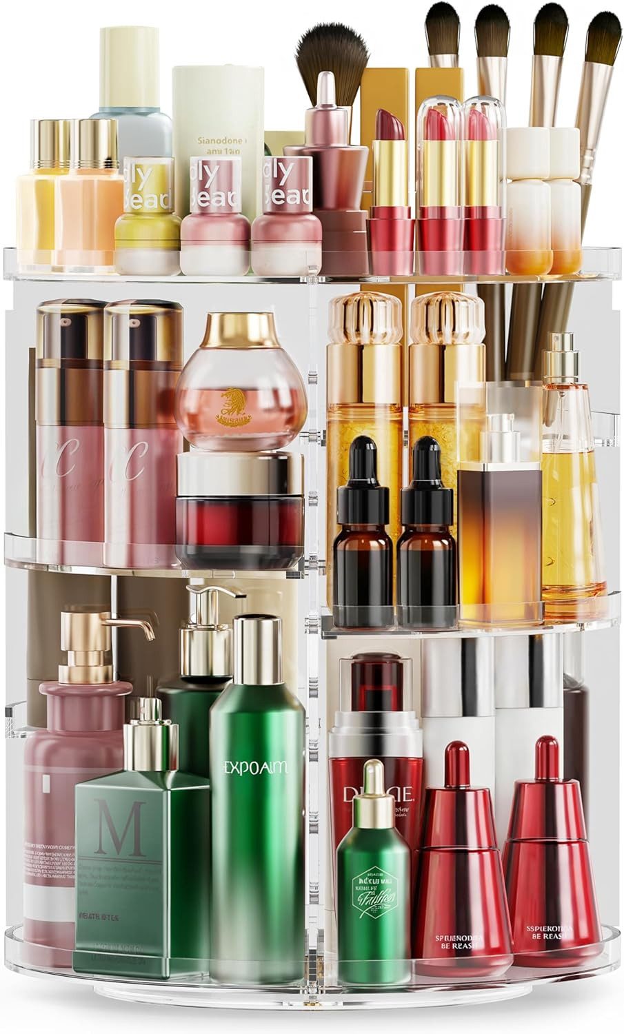 Make-Up Organizer Schminktisch Organizer 360 Drehbar 9 Stufen Geschenk