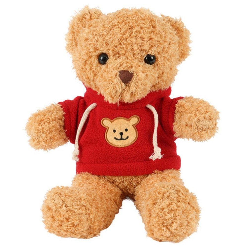 KRUZZEL Tierkuscheltier Teddybär 30 cm Plüschtier, Baumwolle, Spar-Set Angenehm anzufassen, ideal zum Kuscheln und Einschlafen