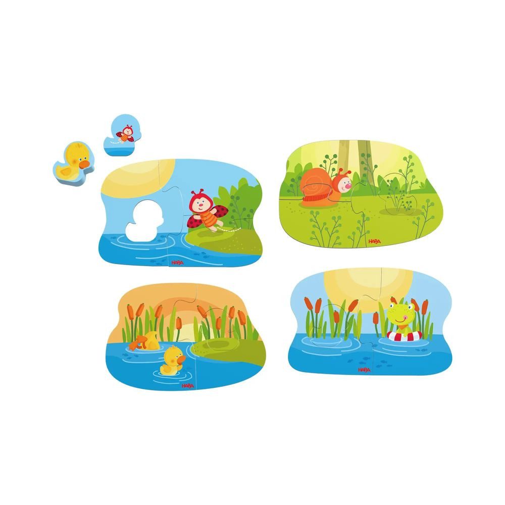Puzzle 4 erste Puzzles - Tierkinder, Puzzleteile