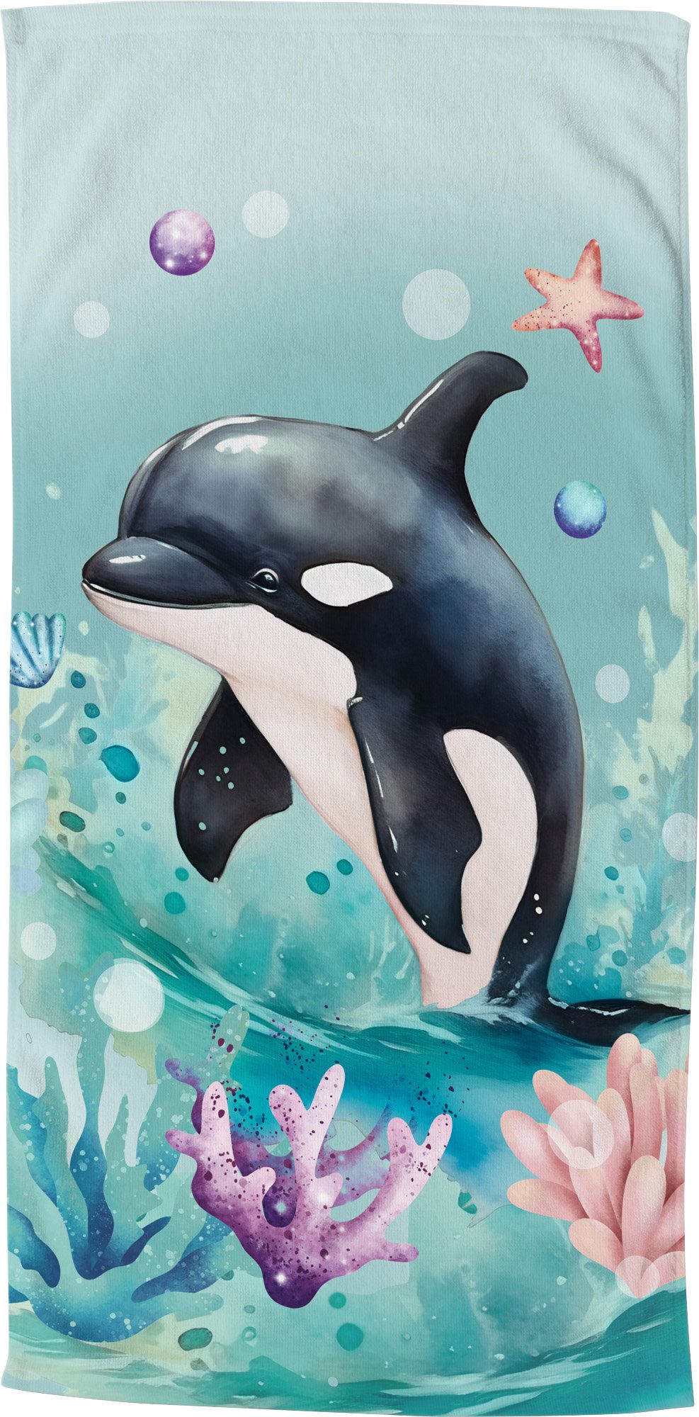 good morning Strandtuch Strandtuch "Splash", Polyester, Polyvelours Motiv