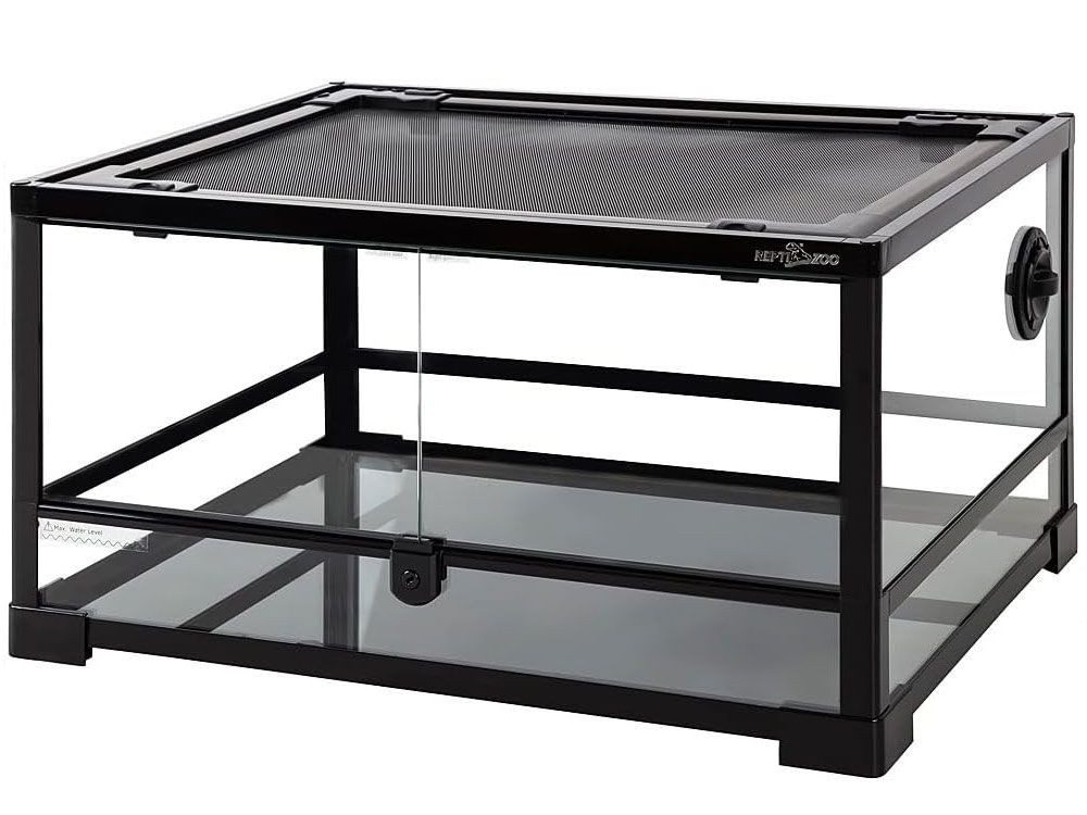 ReptiZoo Terrarium ReptiZoo Glasterrarium 60x45x32cm mit Schwenktür, zerlegbar - verschic