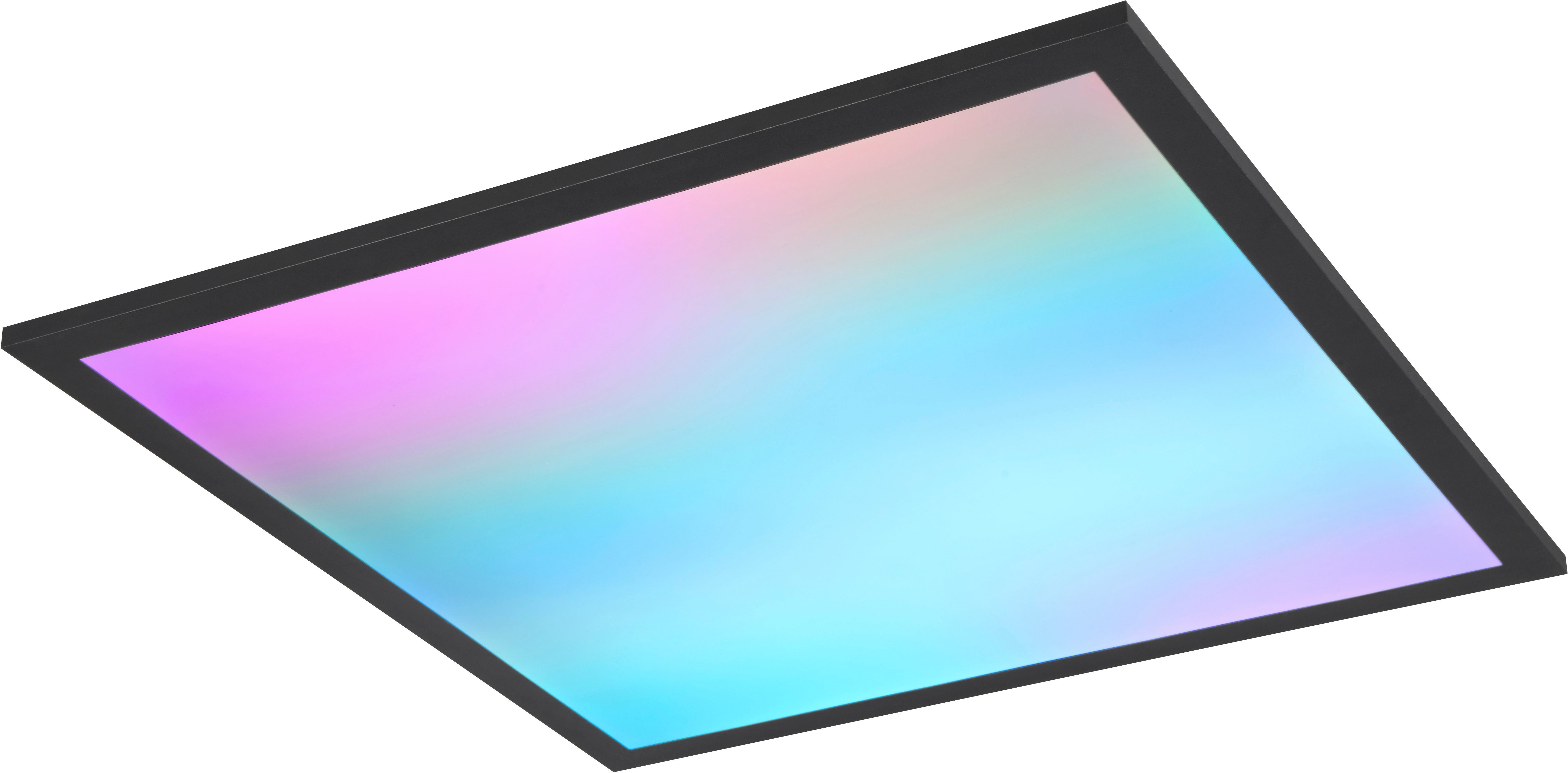 Reality Leuchten LED Panel BETA, LED Deckenleuchte, CCT 2700-6500K Fernbedienung, CCT - über Fernbedienung, Dimmfunktion, Farbwechsel, Fernbedienung, Infrarot inkl., Memoryfunktion, Nachtlichtfunktion, LED fest integriert, Farbwechsler, RGB, RGB Multicolor Farbwechsel dimmbar Memoryfunktion