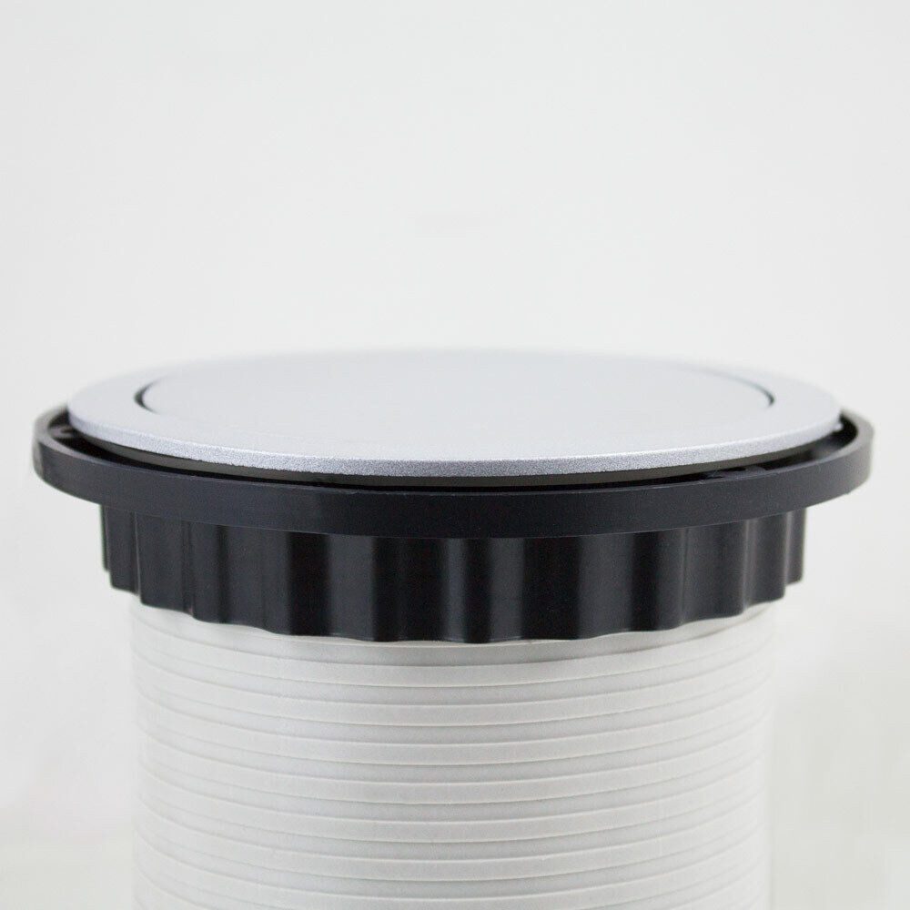 Bituxx Steckdosenturm 3-fach, 2 USB Einbau-Tischsteckdose – Bild 4 von 5