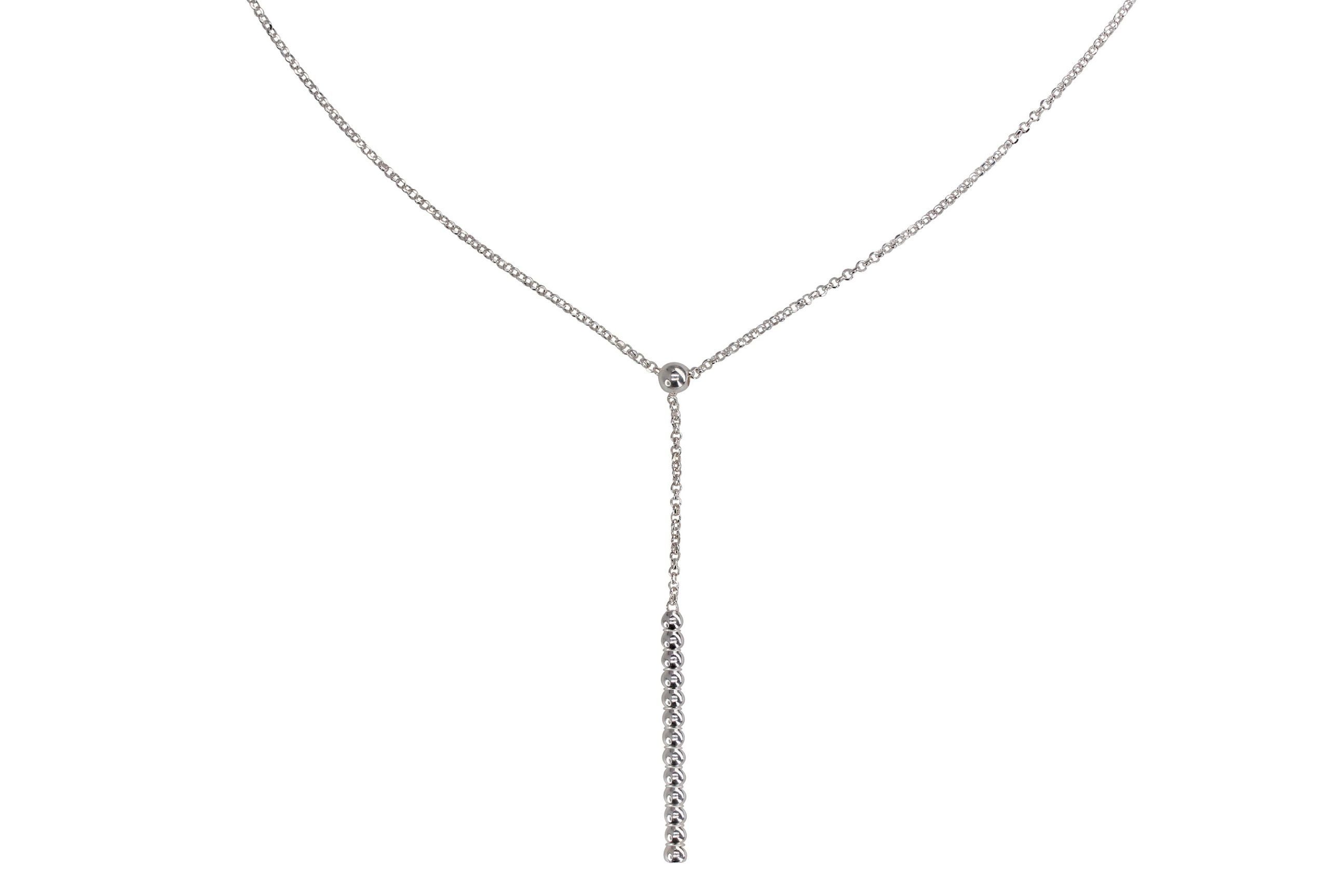 SILBERMOOS Y-Kette Rolokette "Y", 925 Sterling Silber