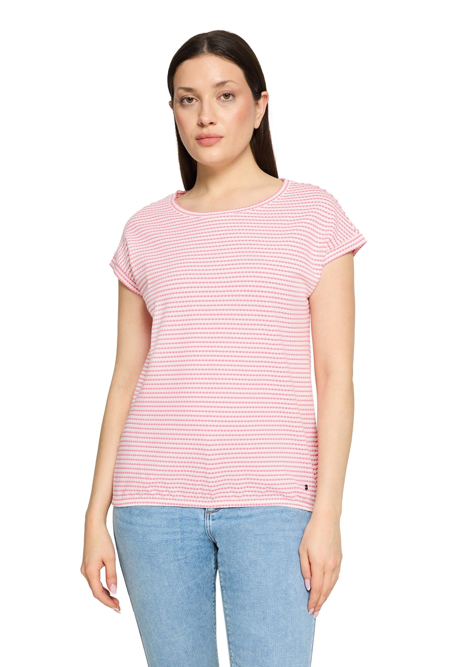 Betty&Co Kurzarmshirt Damen mit Gummizug (1-tlg)