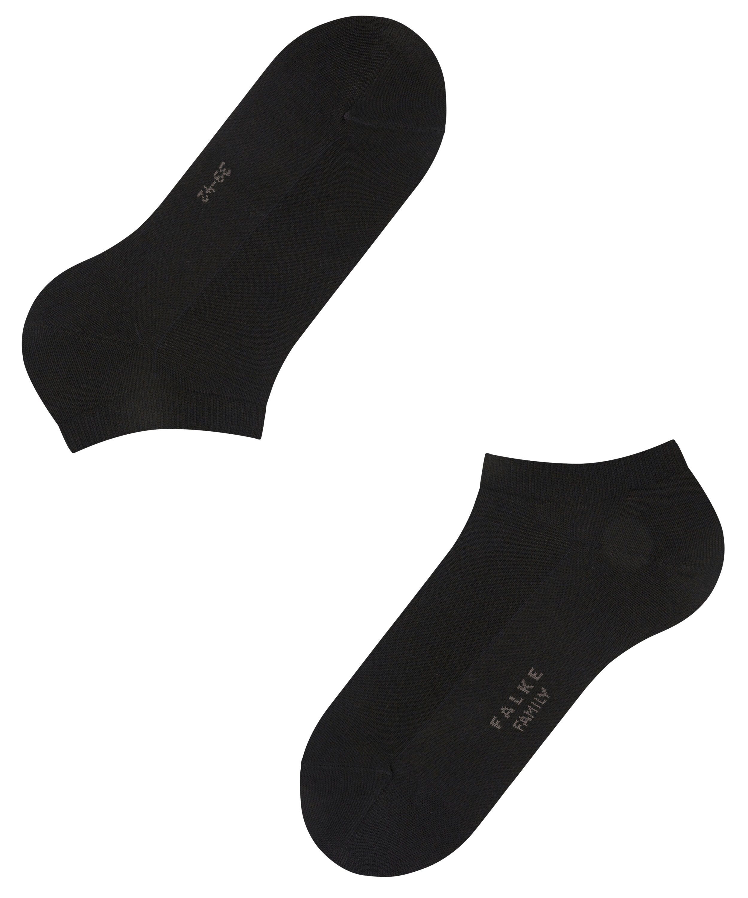 black Sneakersocken (1-Paar) mit nachhaltiger (3000) Baumwolle Family FALKE