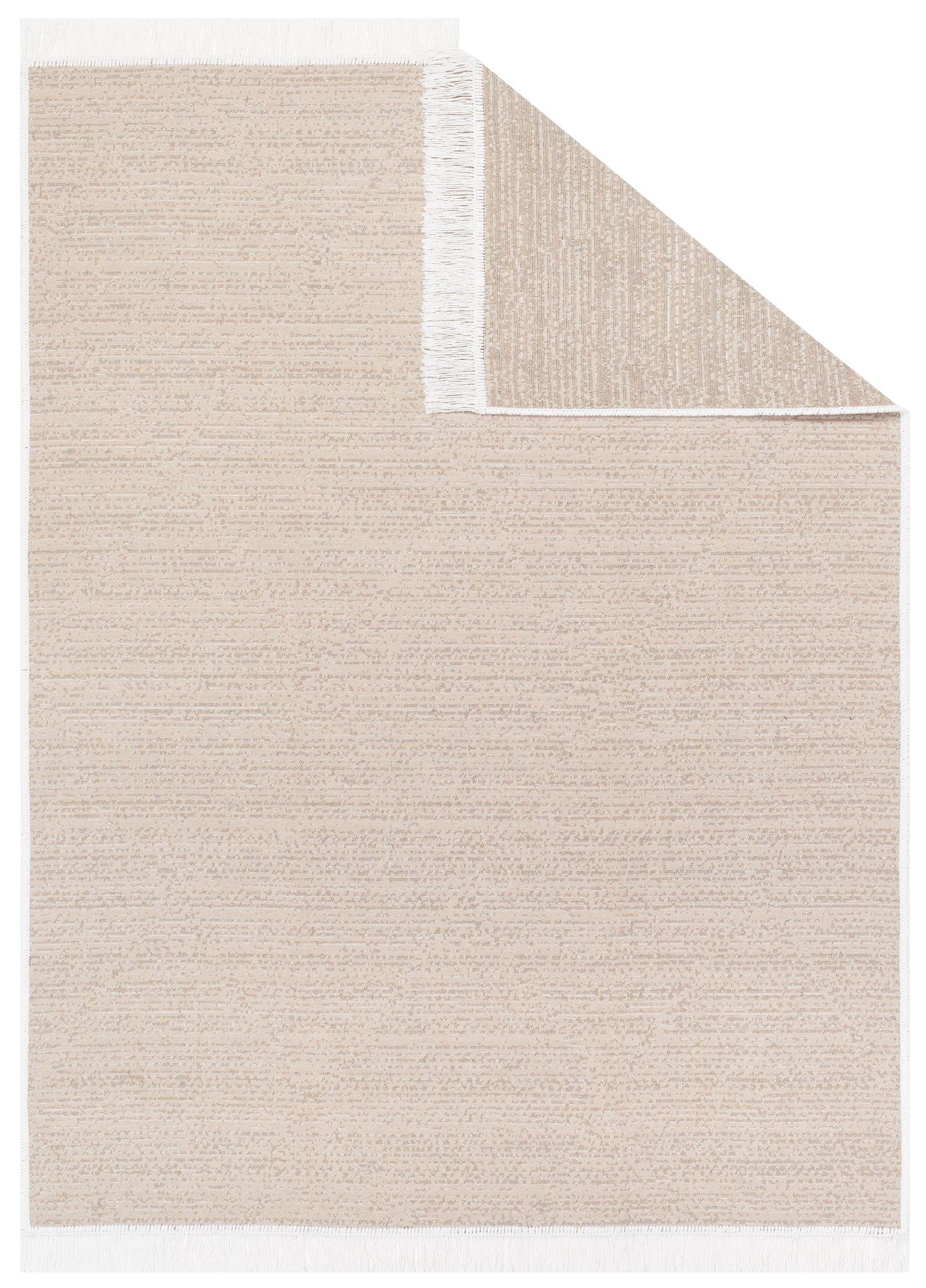 Tapiso Teppich AZTECA, rechteckig, Wohnzimmer, Schlafzimmer, Fransen